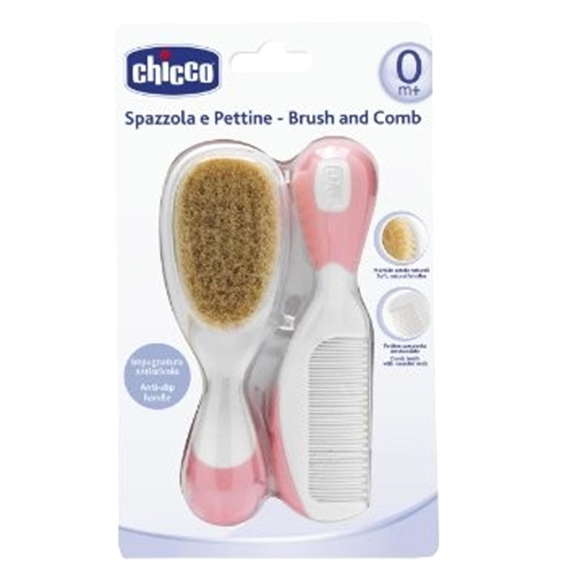 Chicco Bebek Fırça ve Tarak Seti Pembe