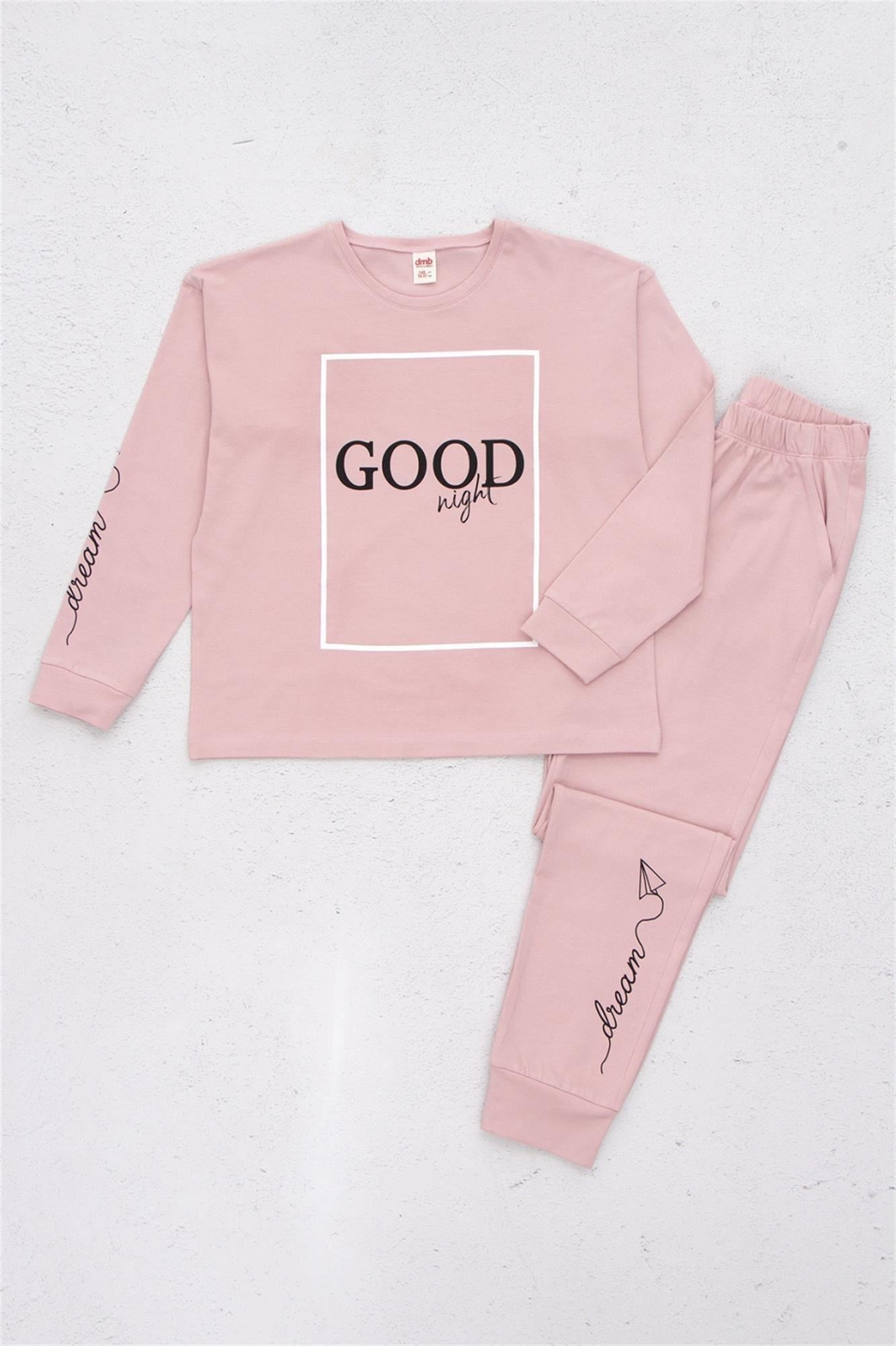 Dmb 8-14 Yaş Kız Eşofman Takımı Gül M 6280