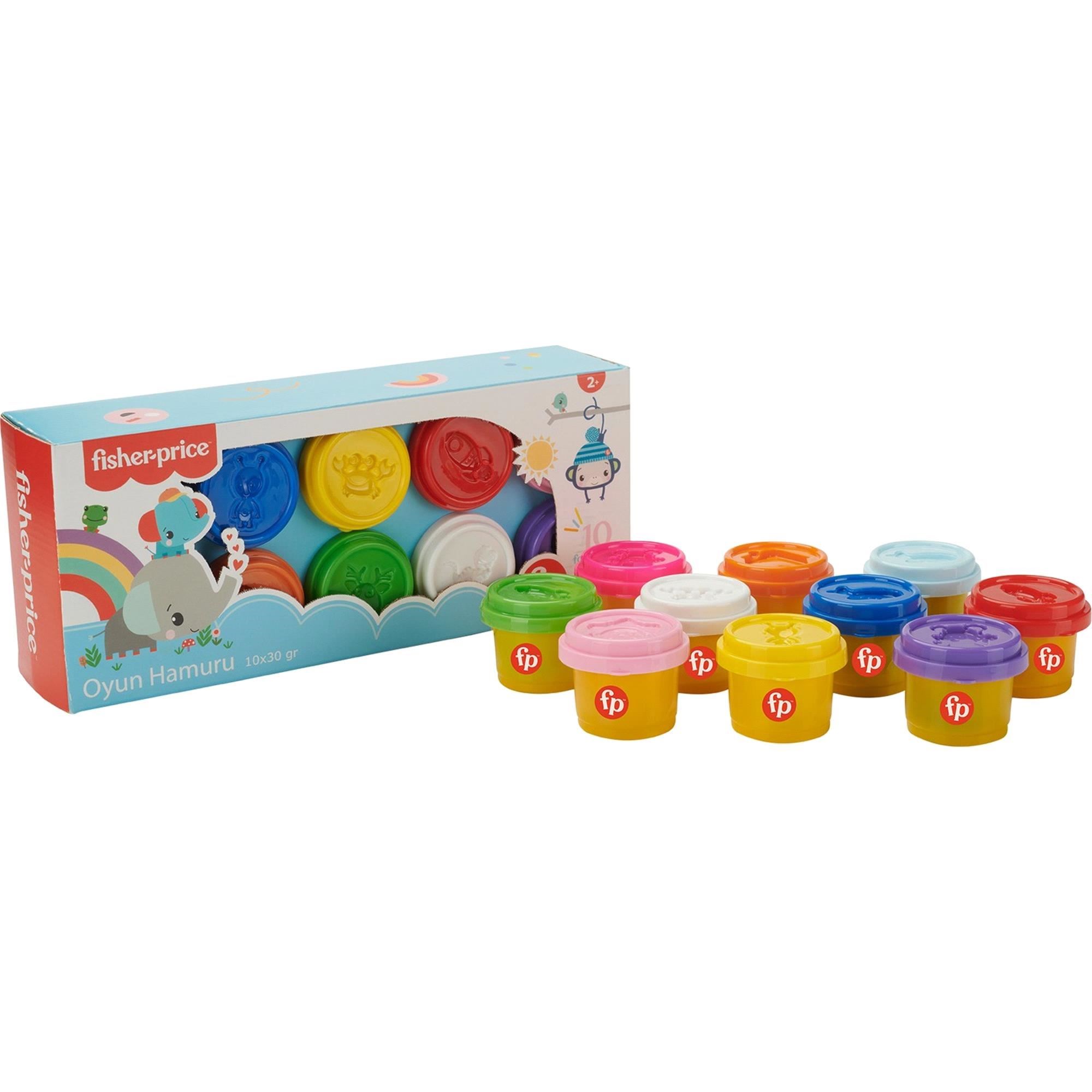 Fisher Price 3+10x30 gr  Oyun Hamuru 10 Farkılı Renk HHJ39