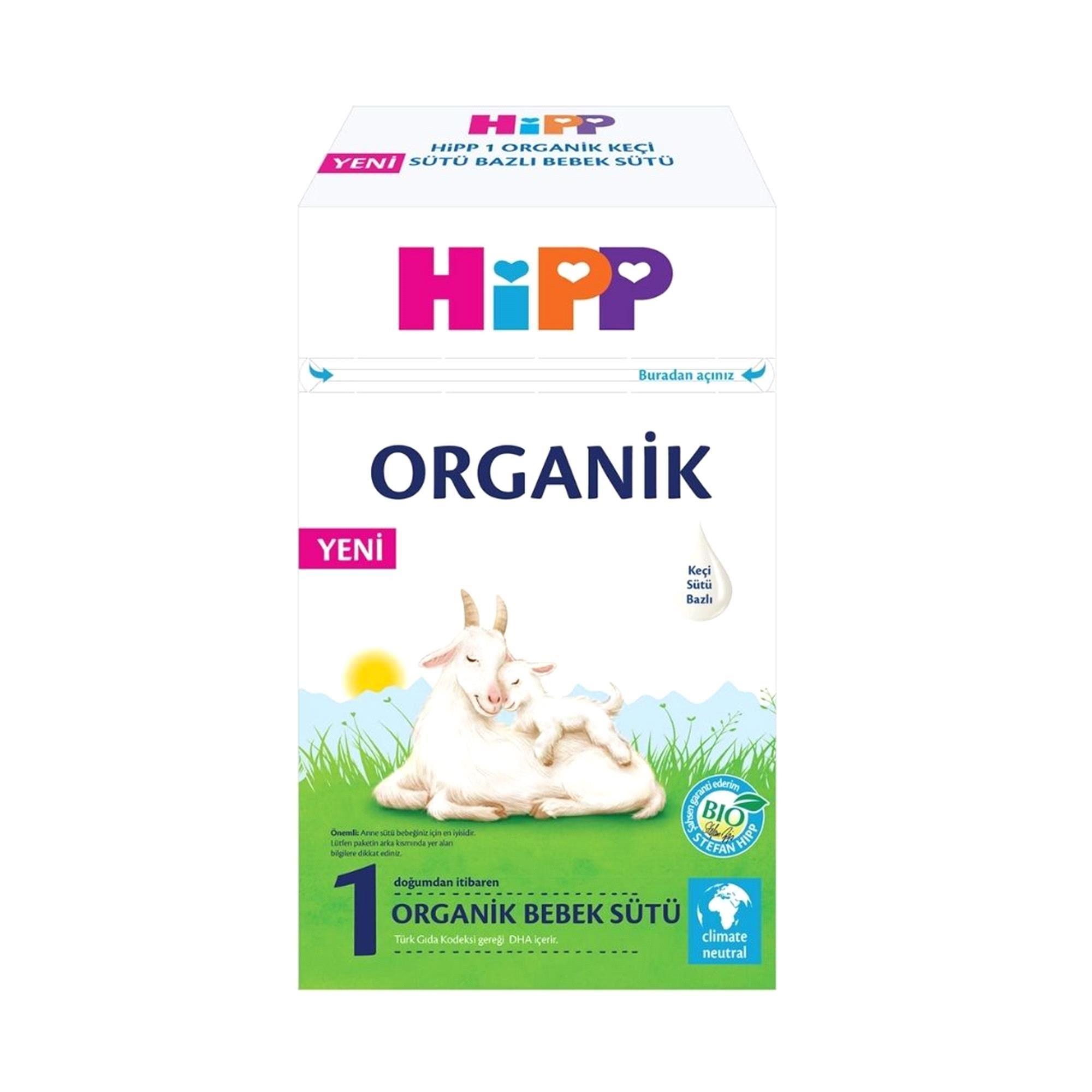 Hipp 1 No Organik Keçi Sütü Bazlı Bebek Sütü 400 gr