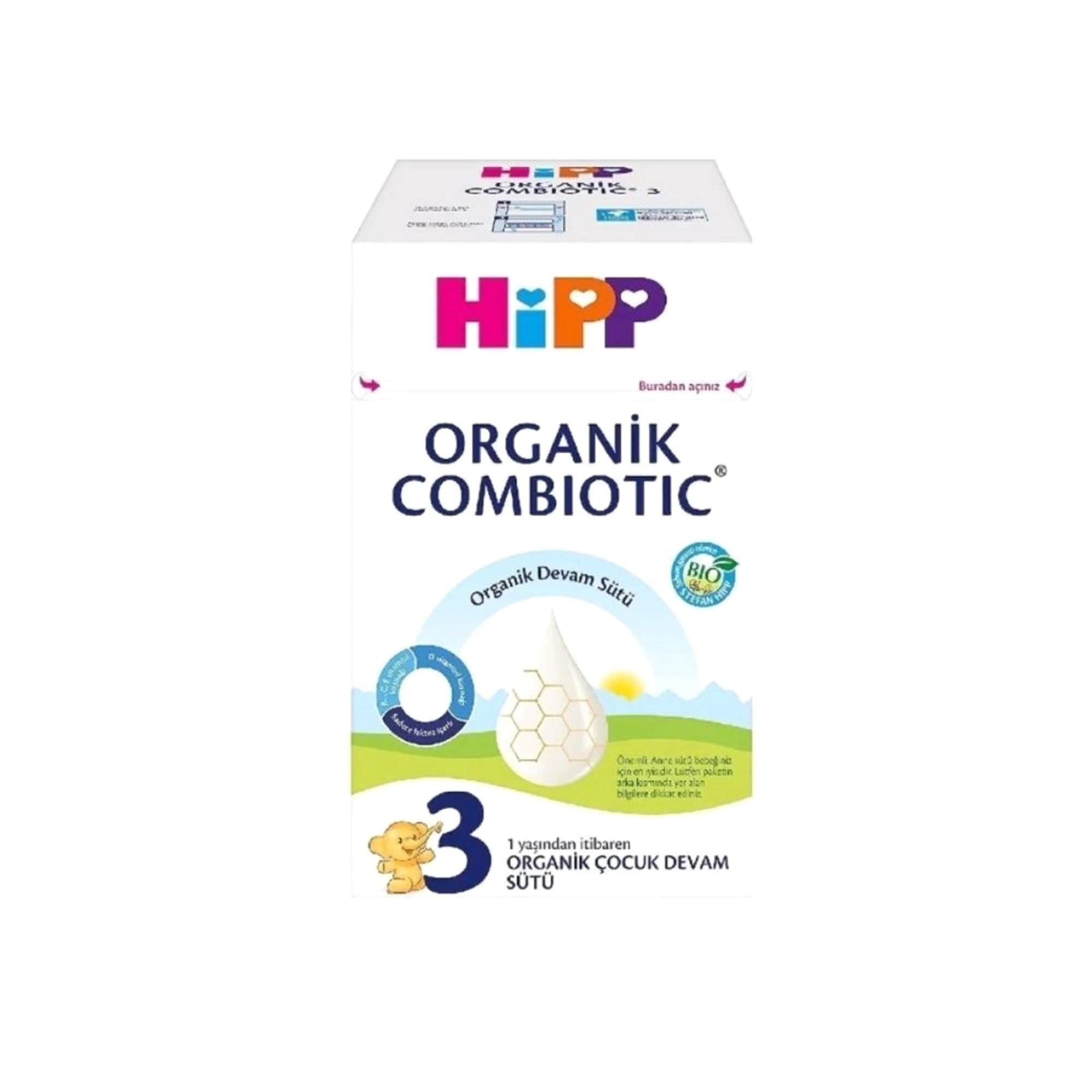 Hipp 3 Combiotic Organik Devam Sütü 600 Gr
