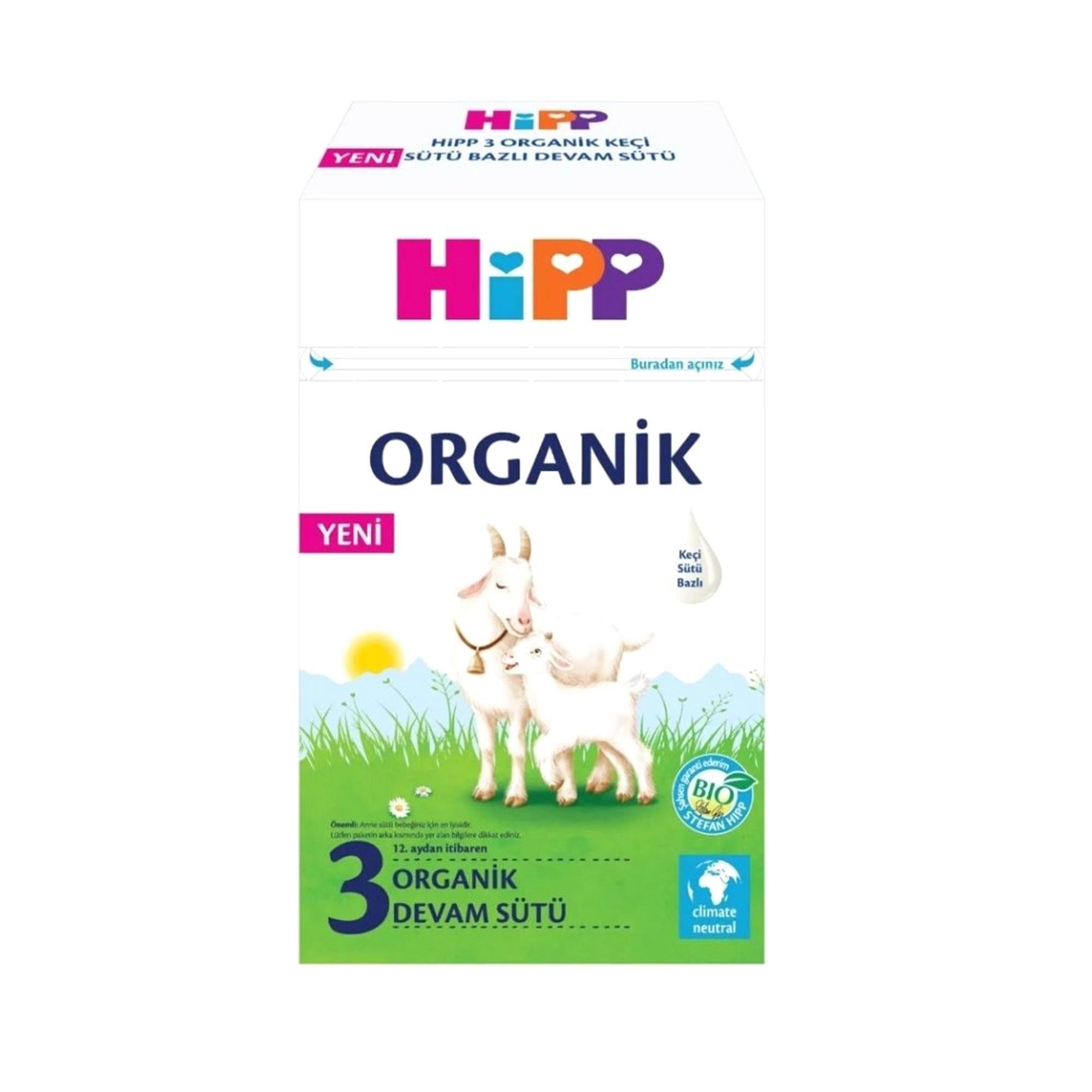 Hipp 3 No Organik Keçi Sütü Bazlı Bebek Sütü 400 gr