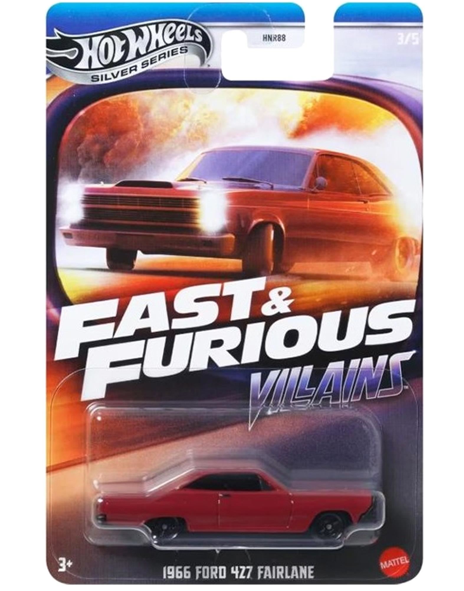 Hot Wheels Fast & Furıous Vıllans 1966 Ford 427 Fairlane Temalı Araba JBY36