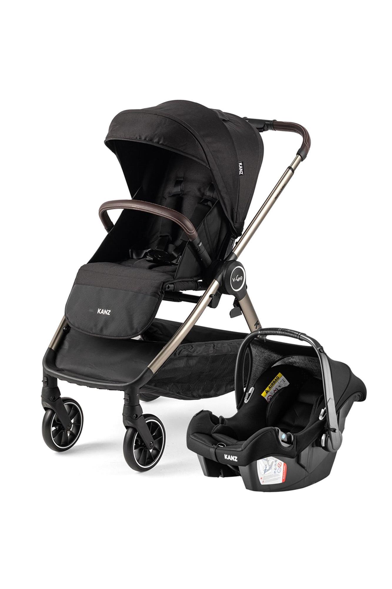 Kanz VGo Travel Sistem Bebek Arabası Siyah