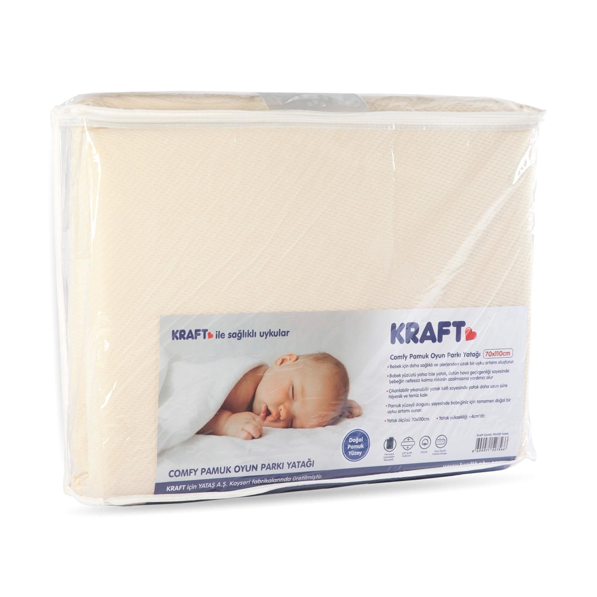 Kraft Comfy Oyun Parkı Yatağı Pamuk 70x110 Cm