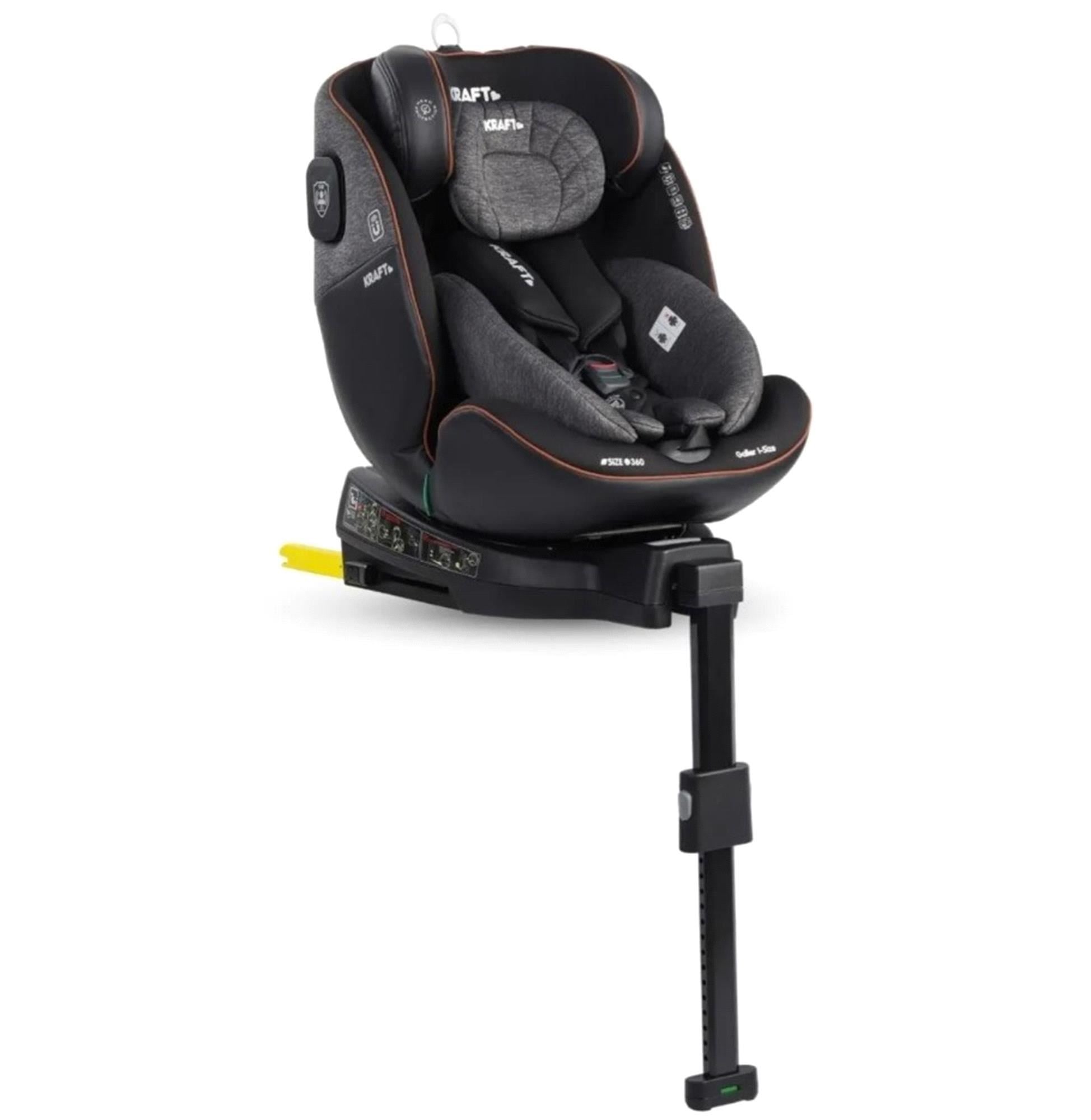 Kraft Galler I-Size Oto Koltuğu 0-36 Kg Black