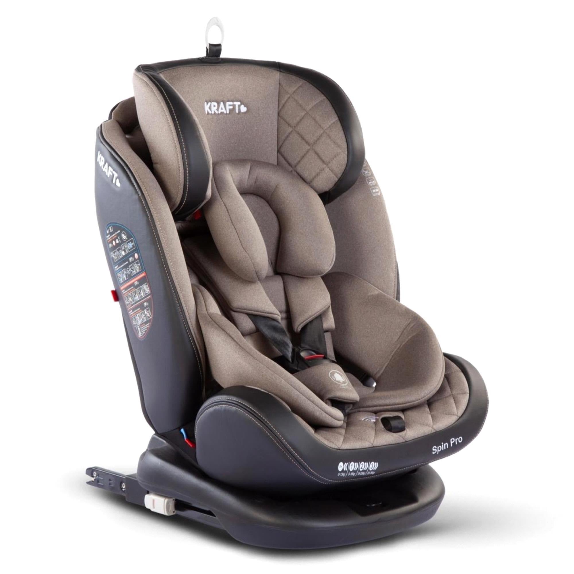 Kraft Spin Pro 0-36 Oto Koltuğu Beige
