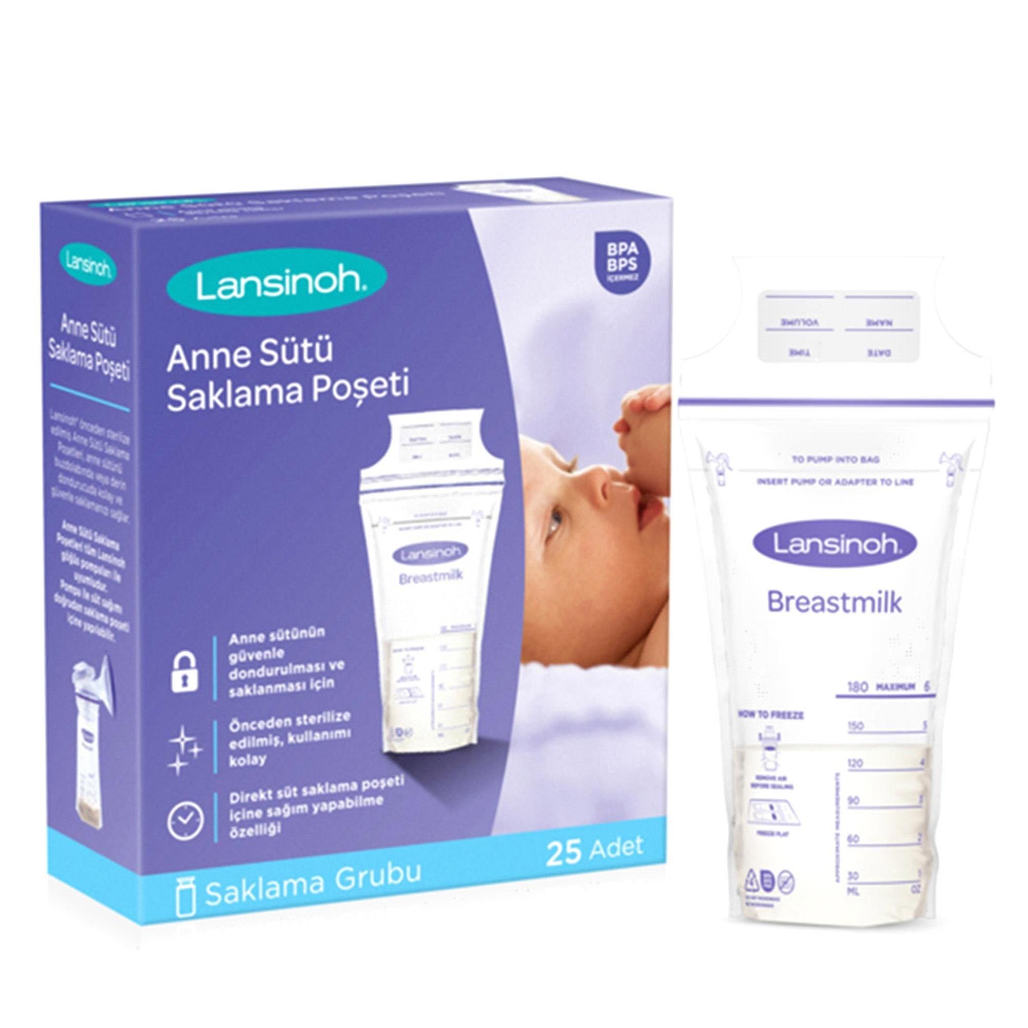 Lansinoh Süt Saklama Poşeti 25 Adet