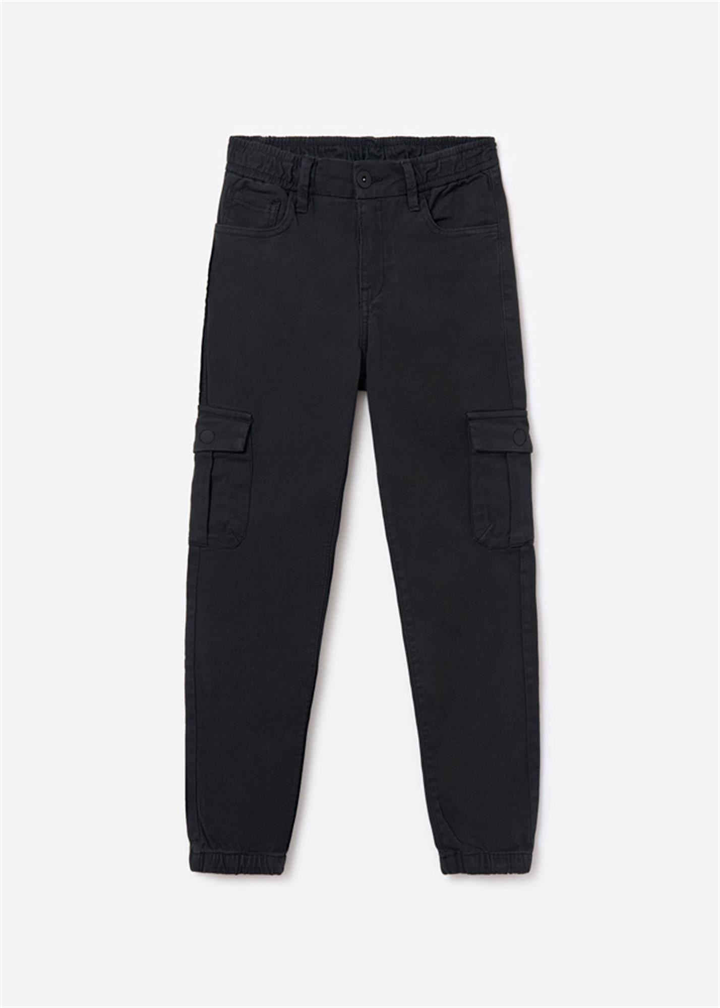 Mayoral Erkek Çocuk Kargo Pantolon Negro 7559