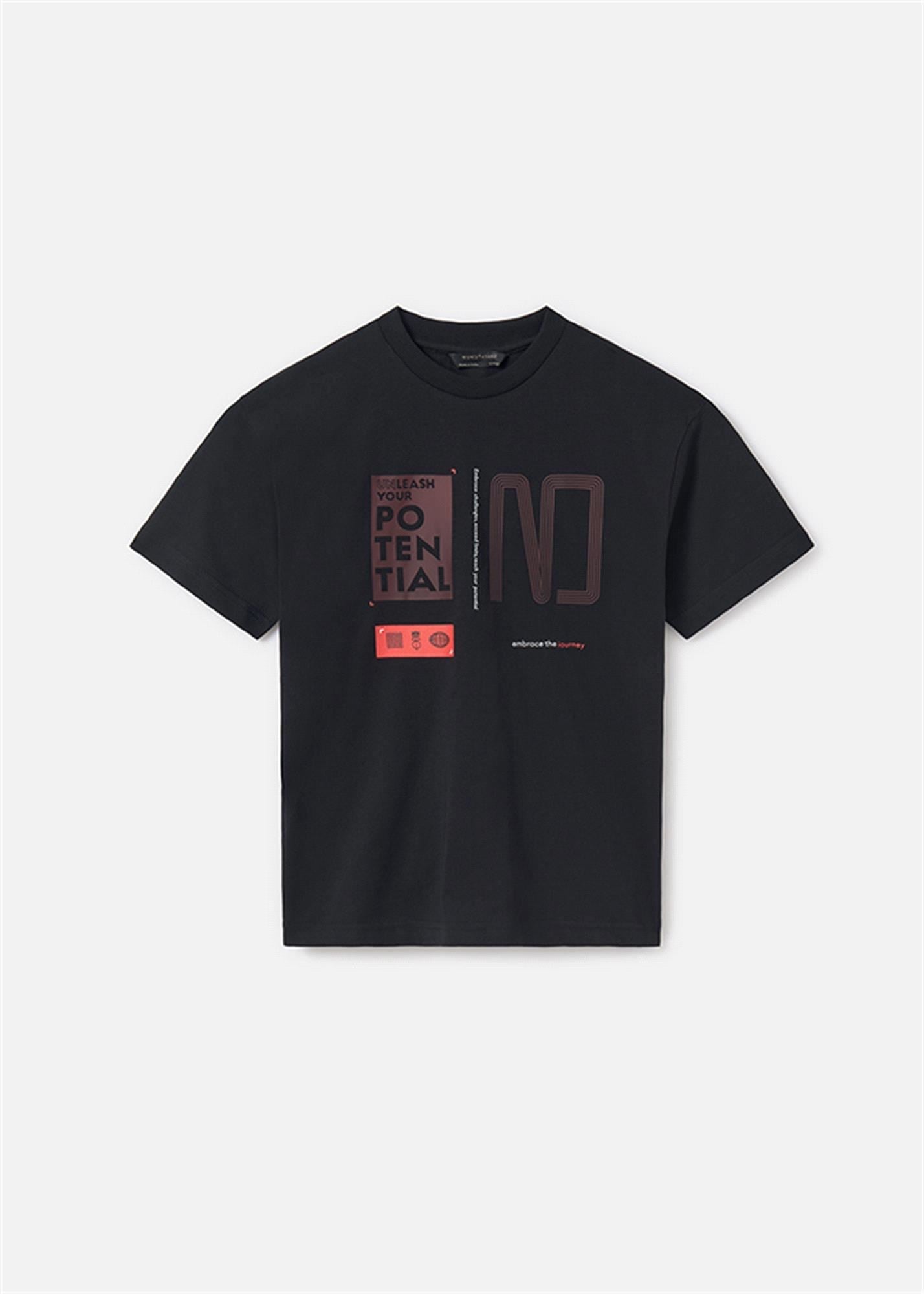 Mayoral Erkek Çocuk Tişört Negro 6014