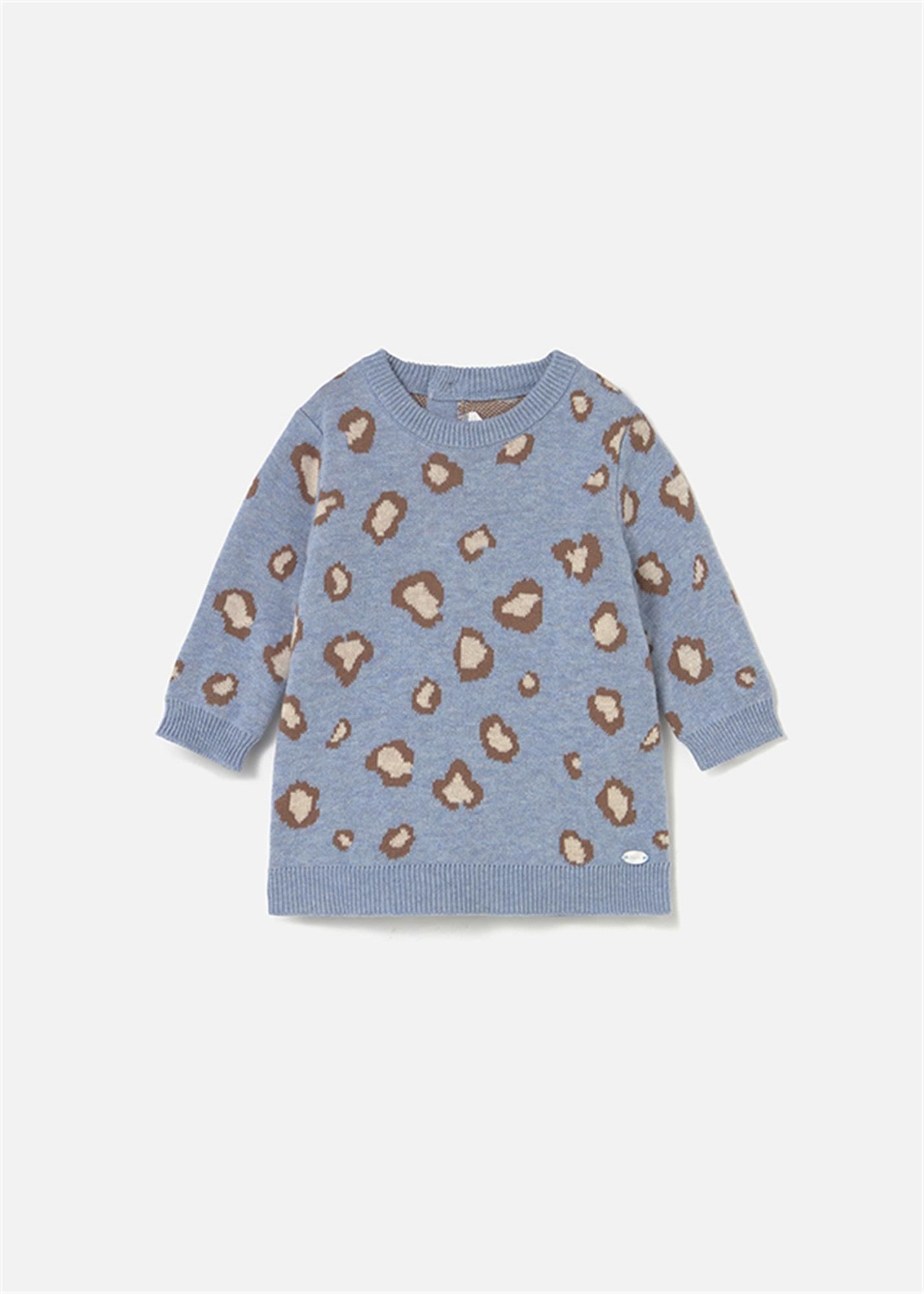 Mayoral Kız Bebek Örme Elbise Celeste Vig 2806