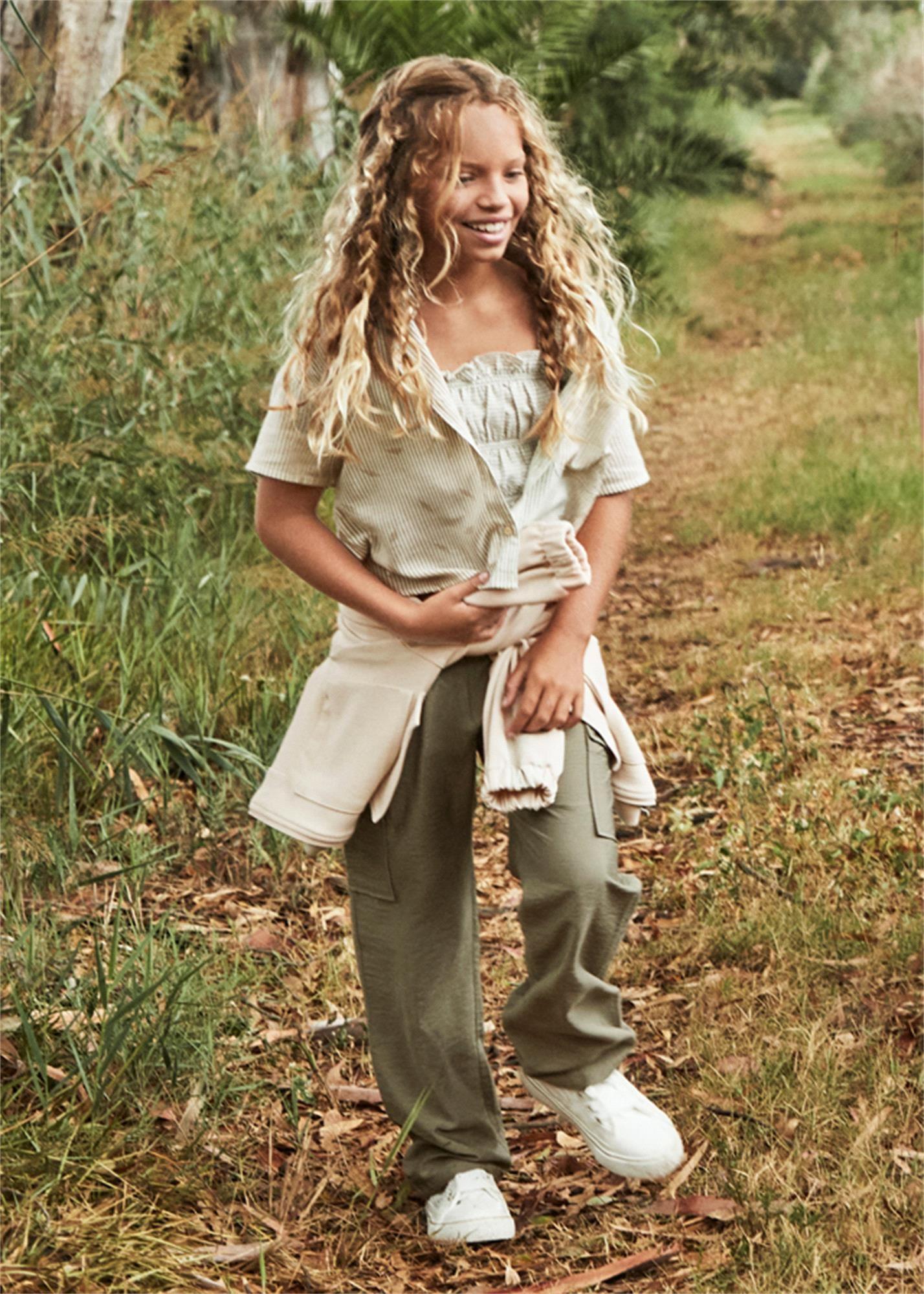 Mayoral Kız Çocuk Kargo Pantolon Musgo 6536