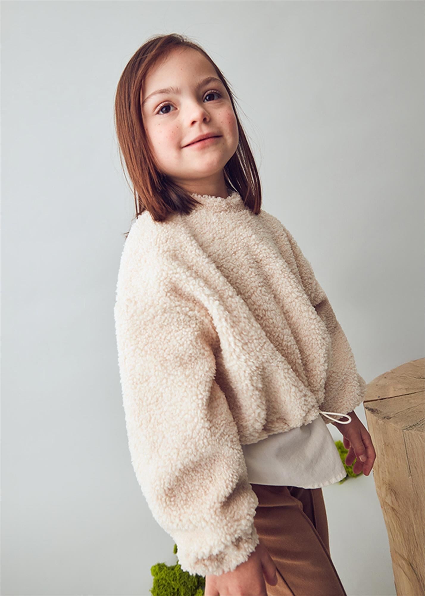 Mayoral Kız Çocuk Peluş Sweat Almendra 4431