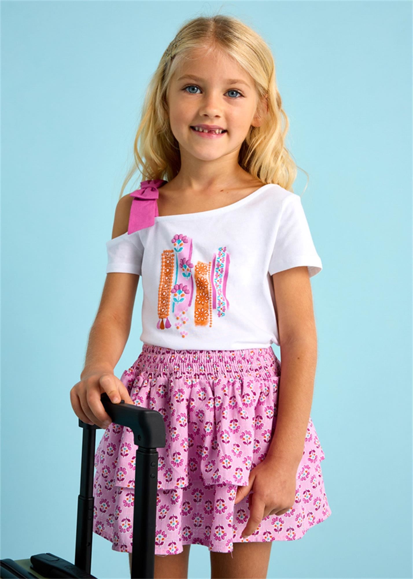 Mayoral Kız Çocuk Tişört Bco-orquid 3011