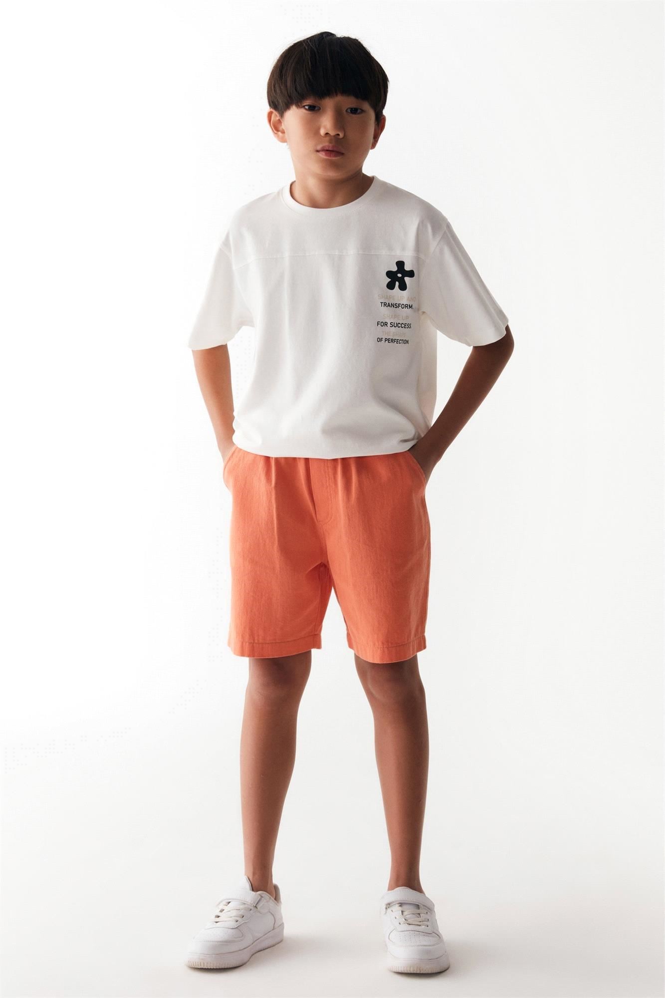 NK Kids Border Tişört Ekru 46304