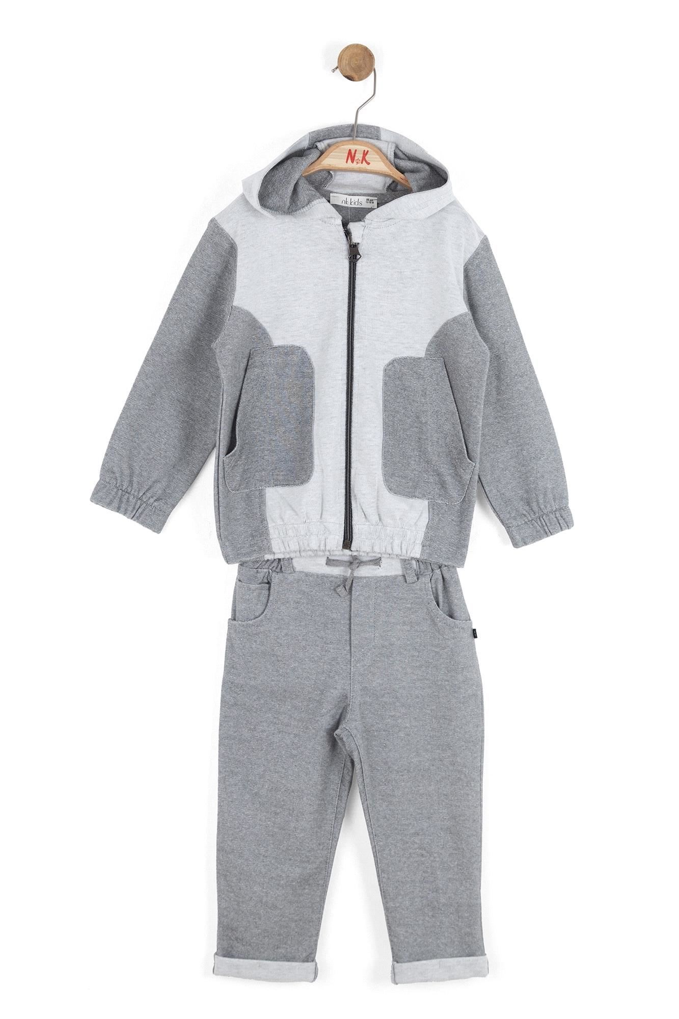 NK Kids Erkek Bebek 2'li Takım Gri 29600