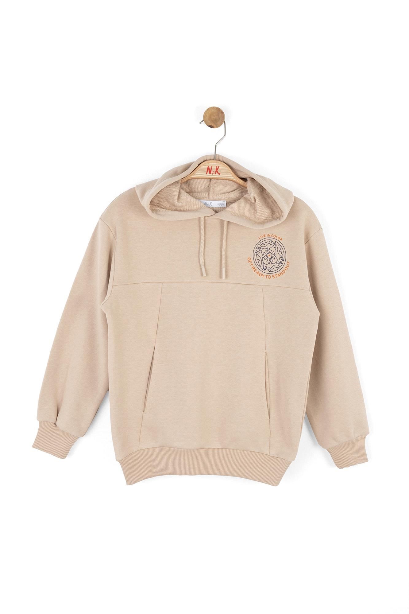 NK Kids Erkek Çocuk Botanik Sweat Vizon 47304