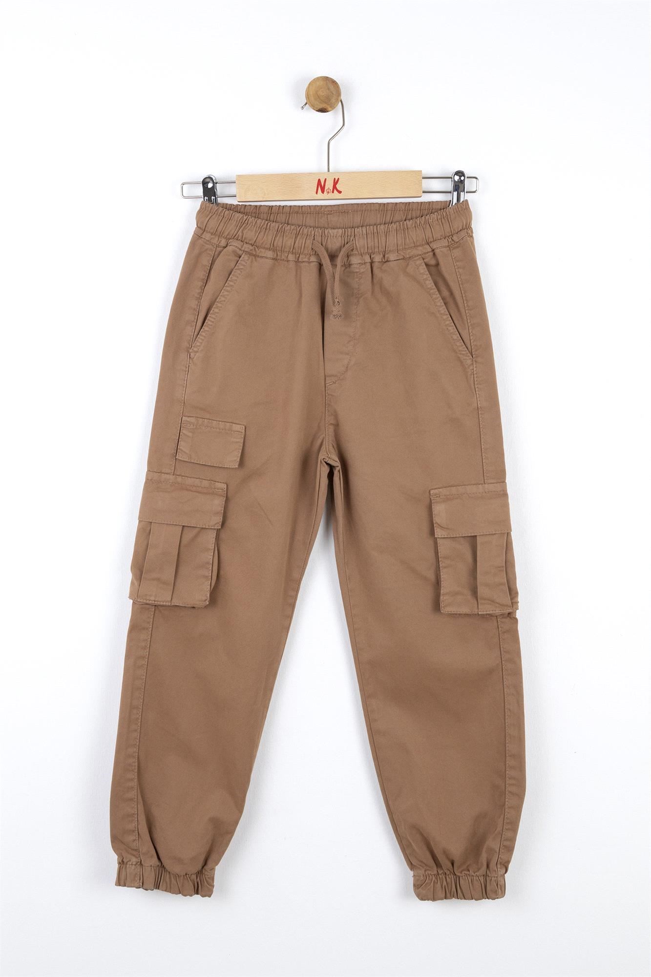 NK Kids Erkek Çocuk Kargo Pantolon Camel 66706