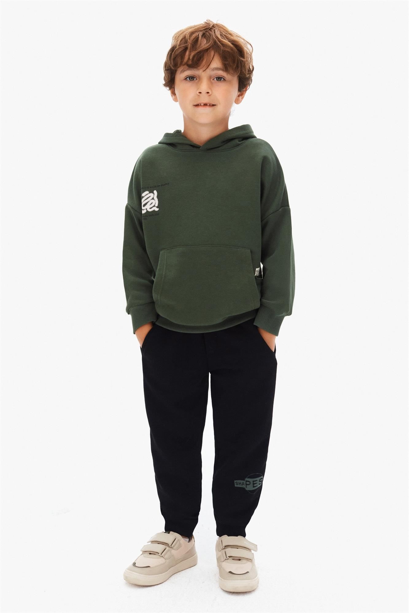 NK Kids Erkek Çocuk Sweat Yeşil 4-8 Yaş 49502