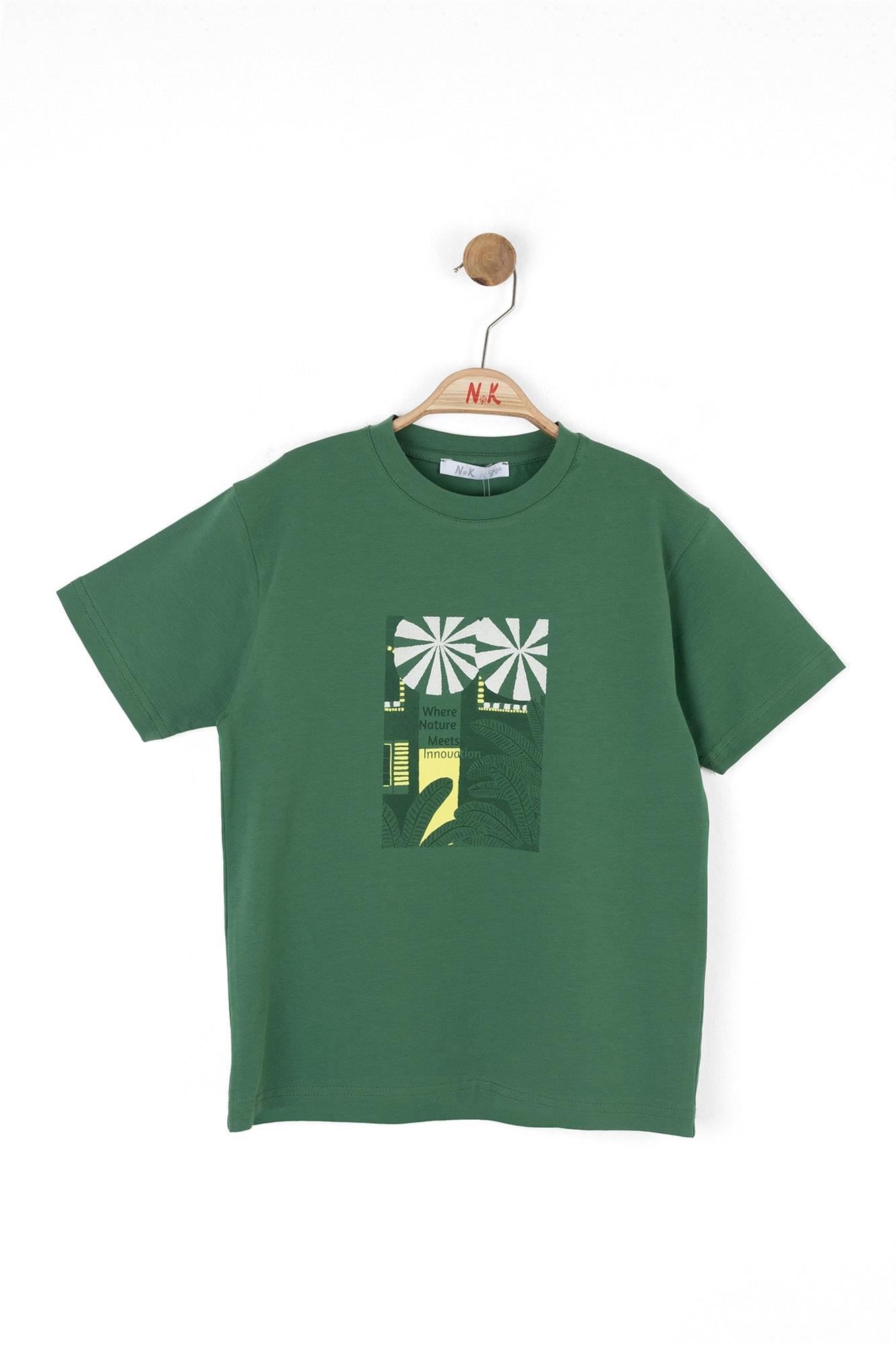 NK Kids Erkek Çocuk Tişört Yeşil 48531