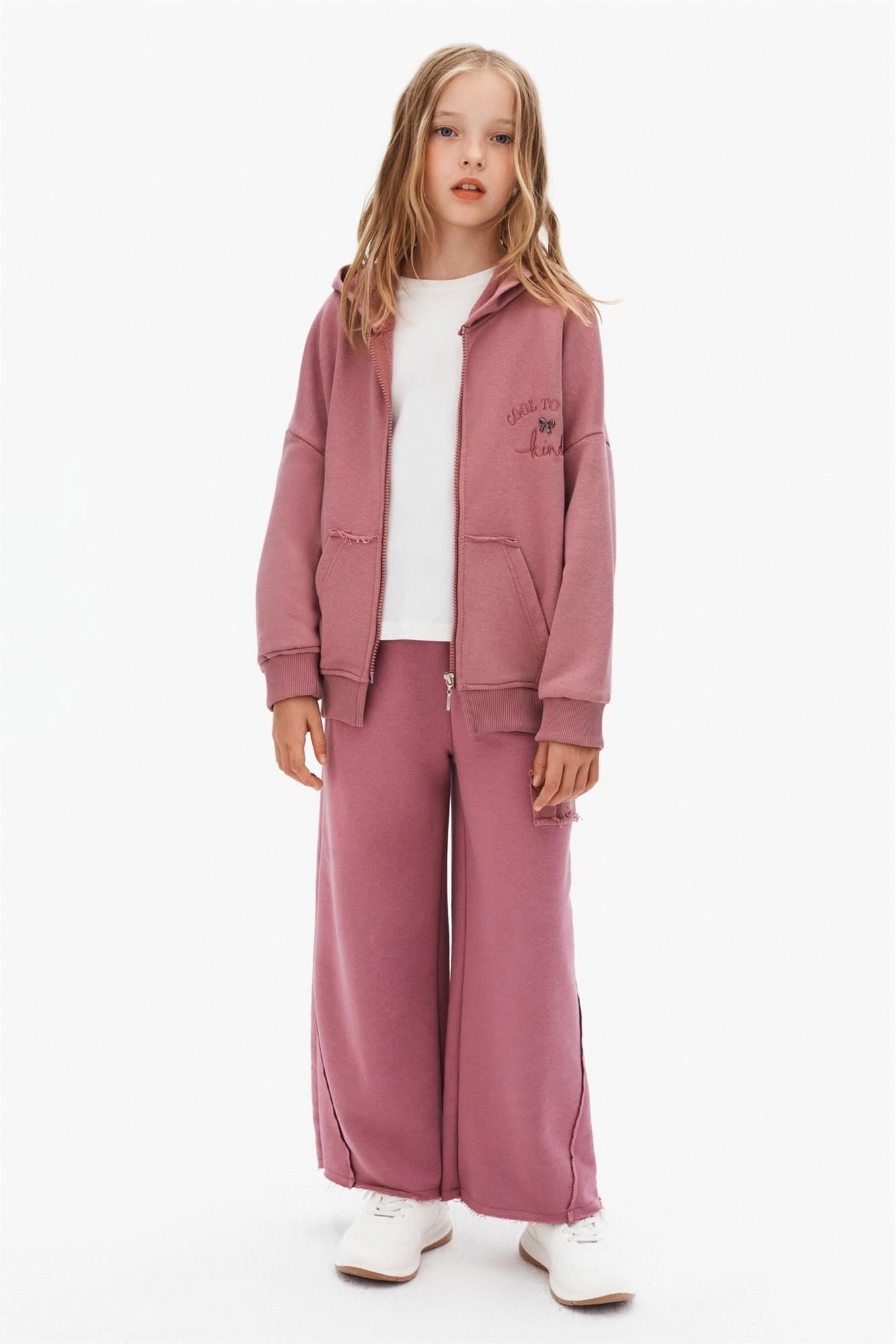 NK Kids Kız Çocuk Cool 2'li Takım Gül Kurusu 8-14 Yaş 19303
