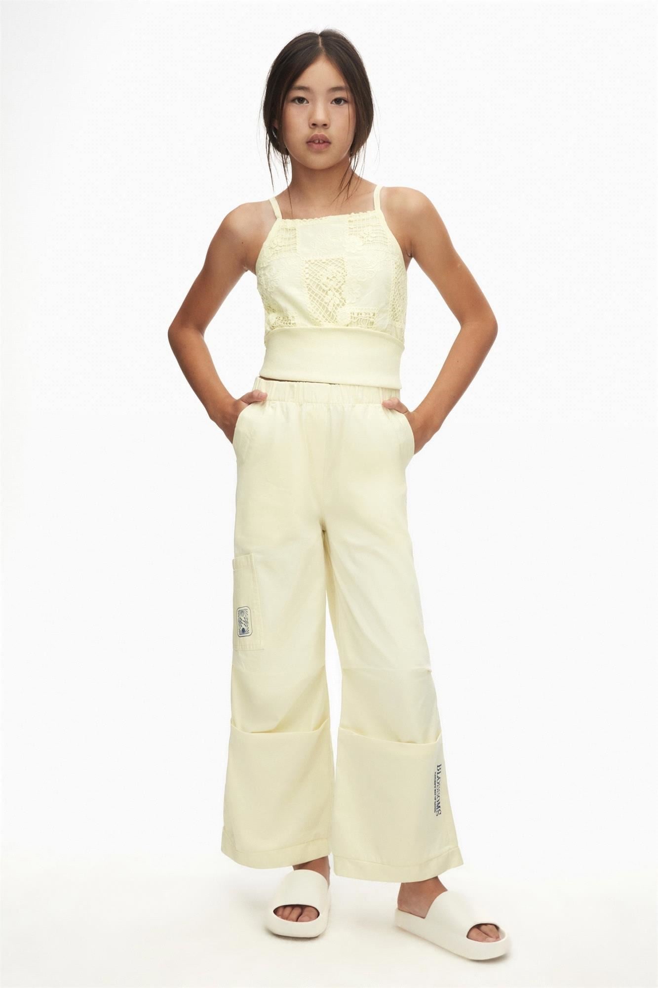 Nk Kids Kız Çocuk Crop Sarı 38814