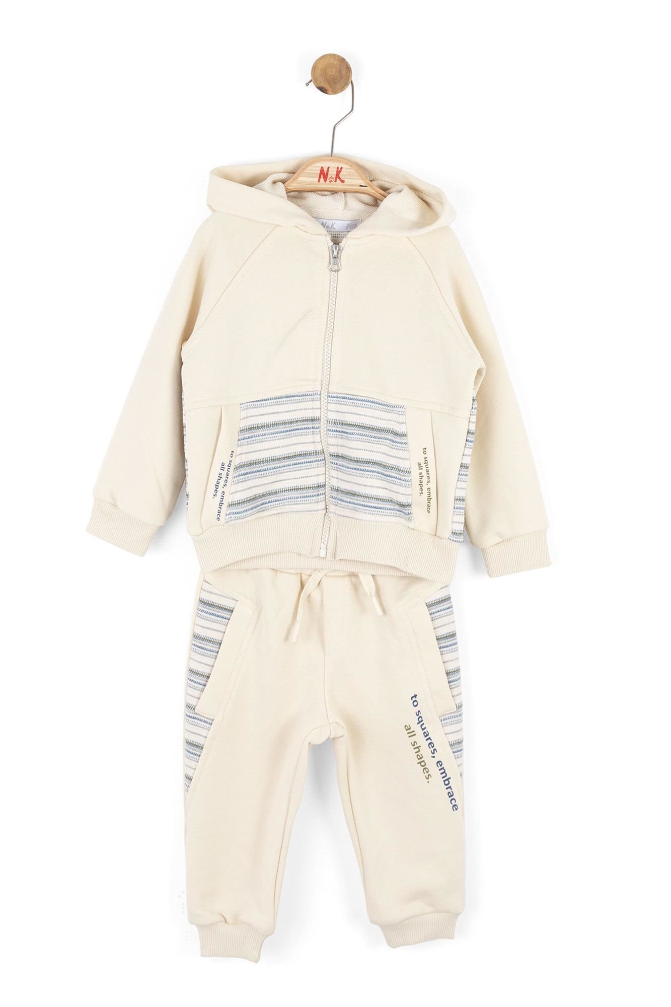 NK Kids Kız Çocuk Eşofman Takımı Krem 27600