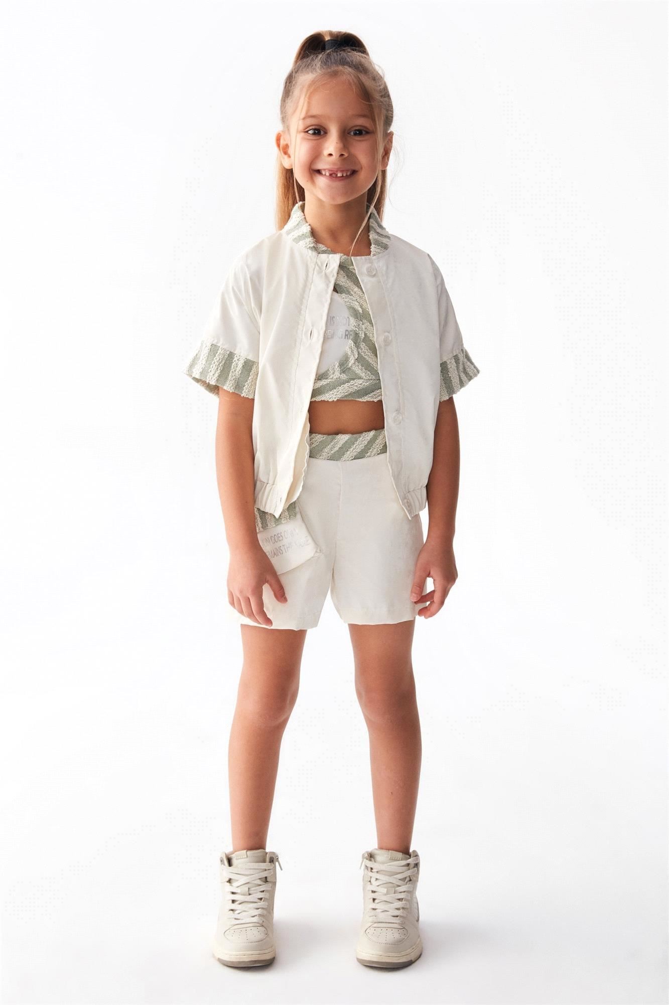 Nk Kids Kız Çocuk Kısa Kollu Ceket Yeşil 36516