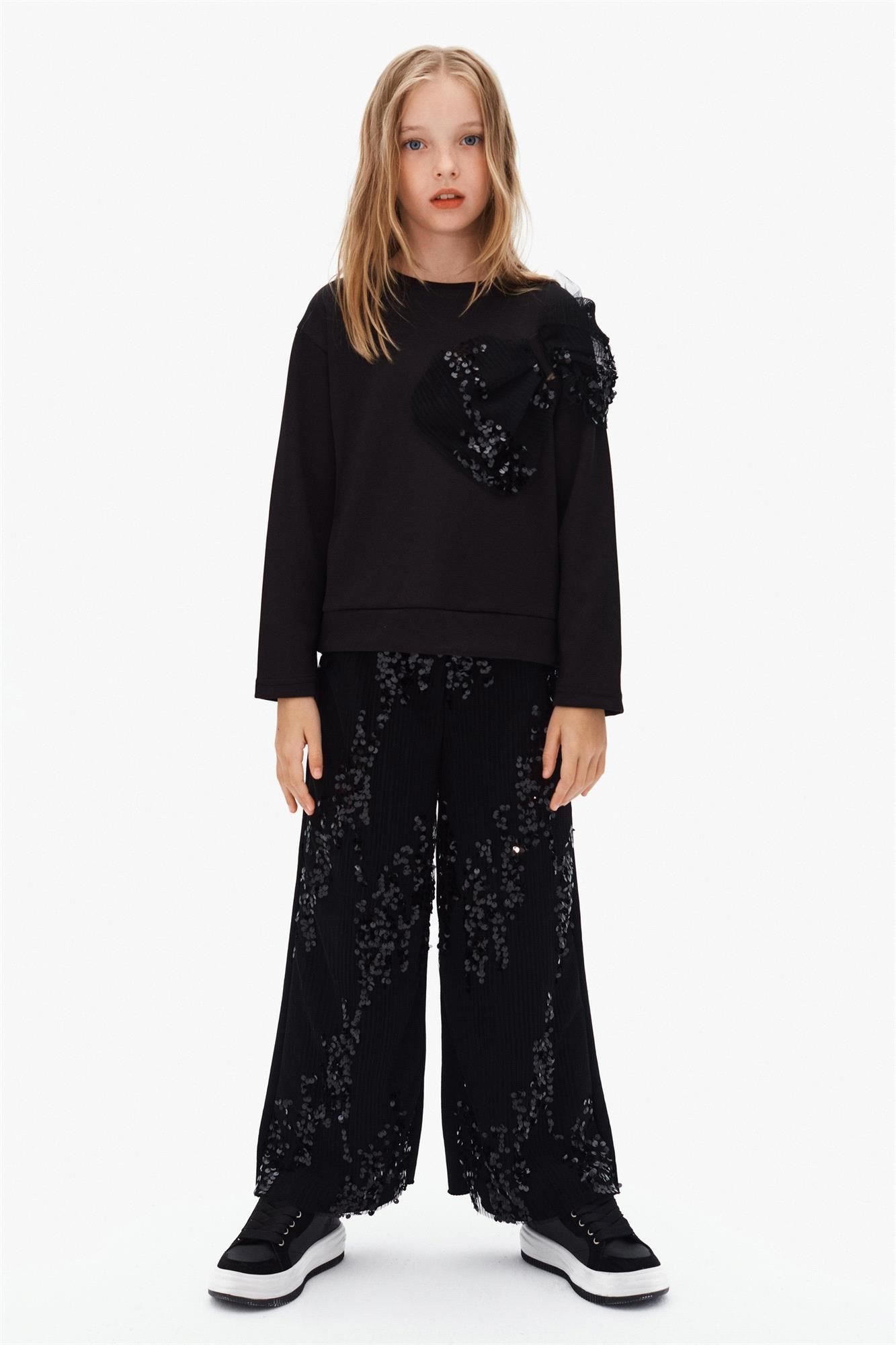 NK Kids Kız Çocuk Moonlight Sweat Siyah 39318