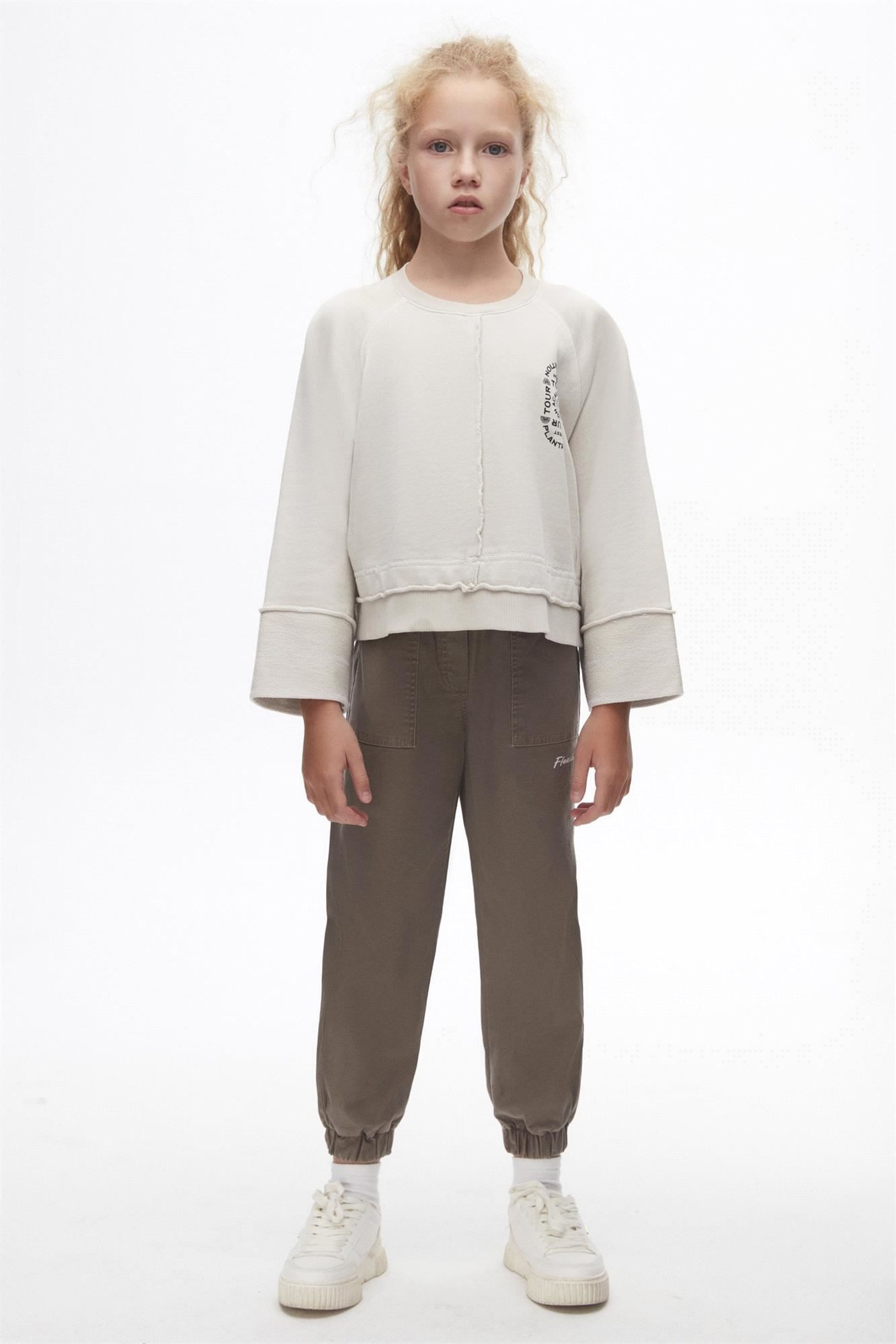 NK Kids Kız Çocuk Pantolon Antrasit 57810