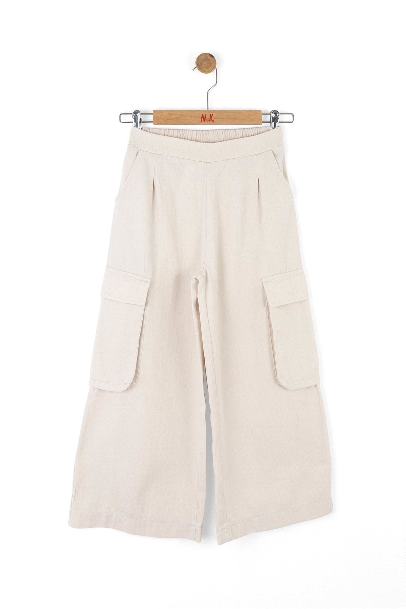 NK Kids Kız Çocuk Pantolon Krem 58320