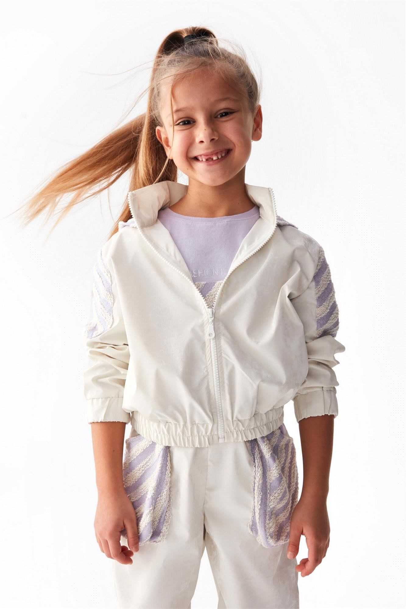 NK Kids Kız Çocuk Star Ceket Lila 36519