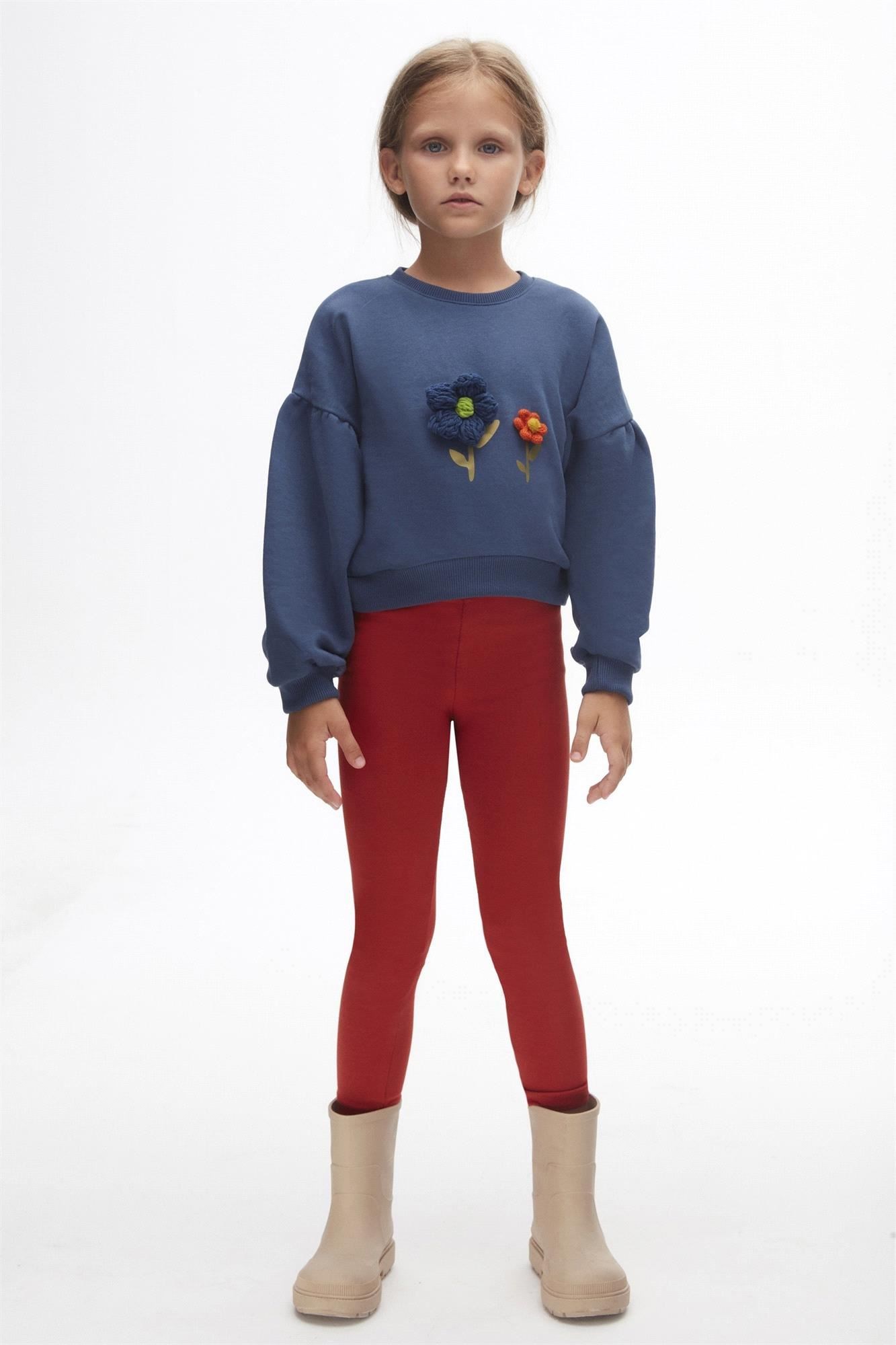 NK Kids Kız Çocuk Tayt Kiremit 57501