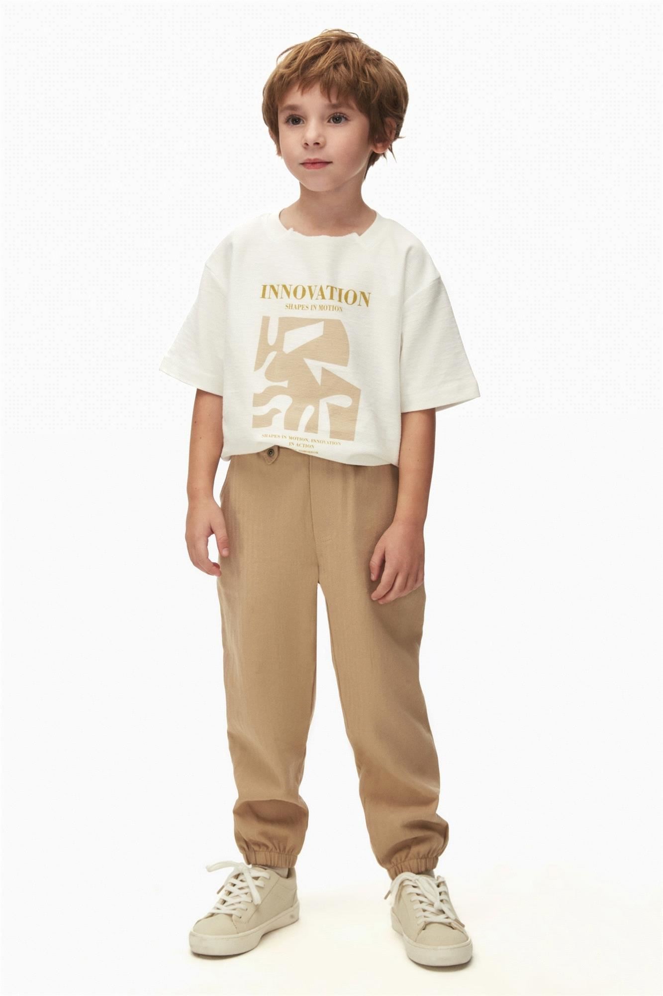 Nk Kids Kız Çocuk Tişört Ekru-krem 48518