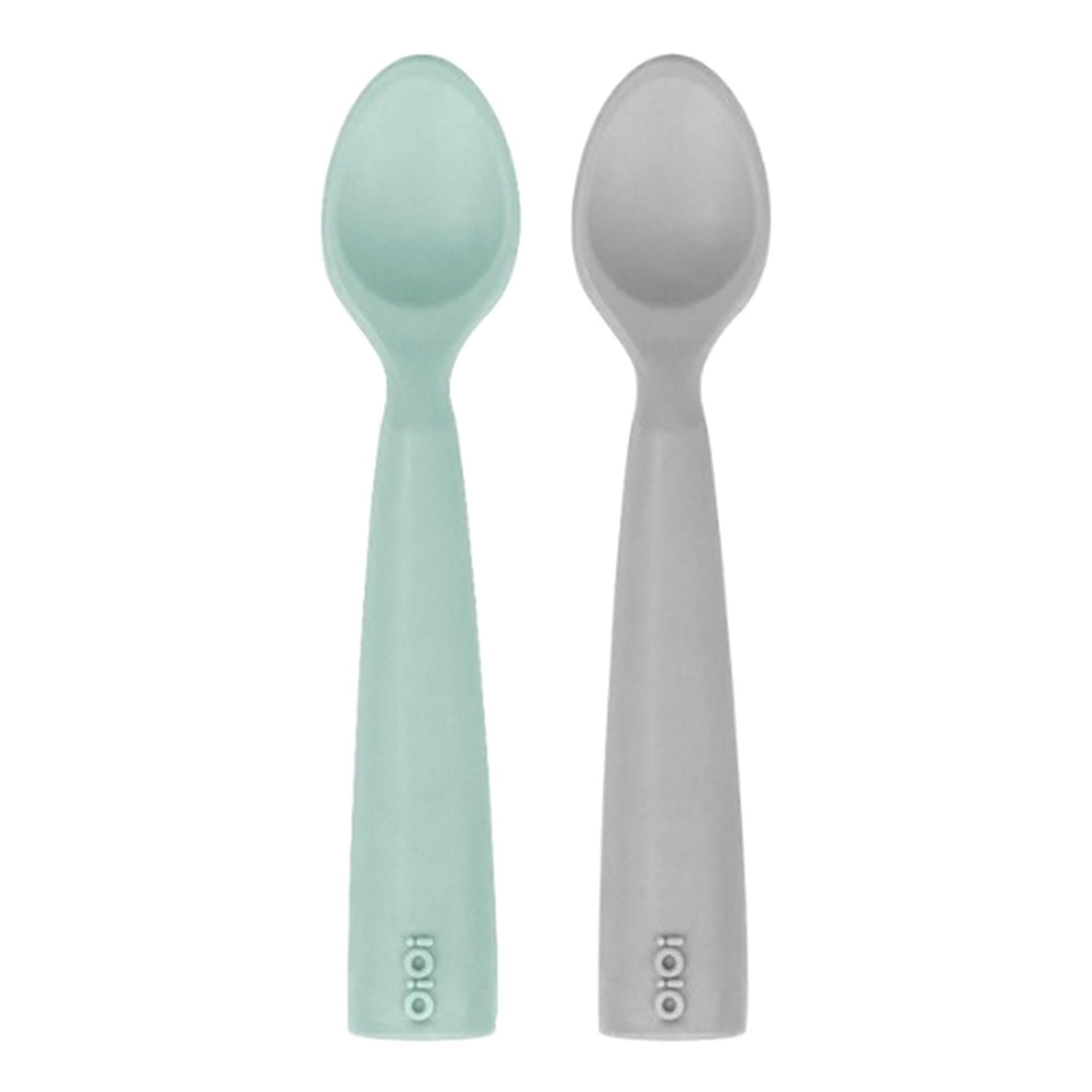 Oioi Nam Nam 2'li Kaşık River Green/Powder Grey