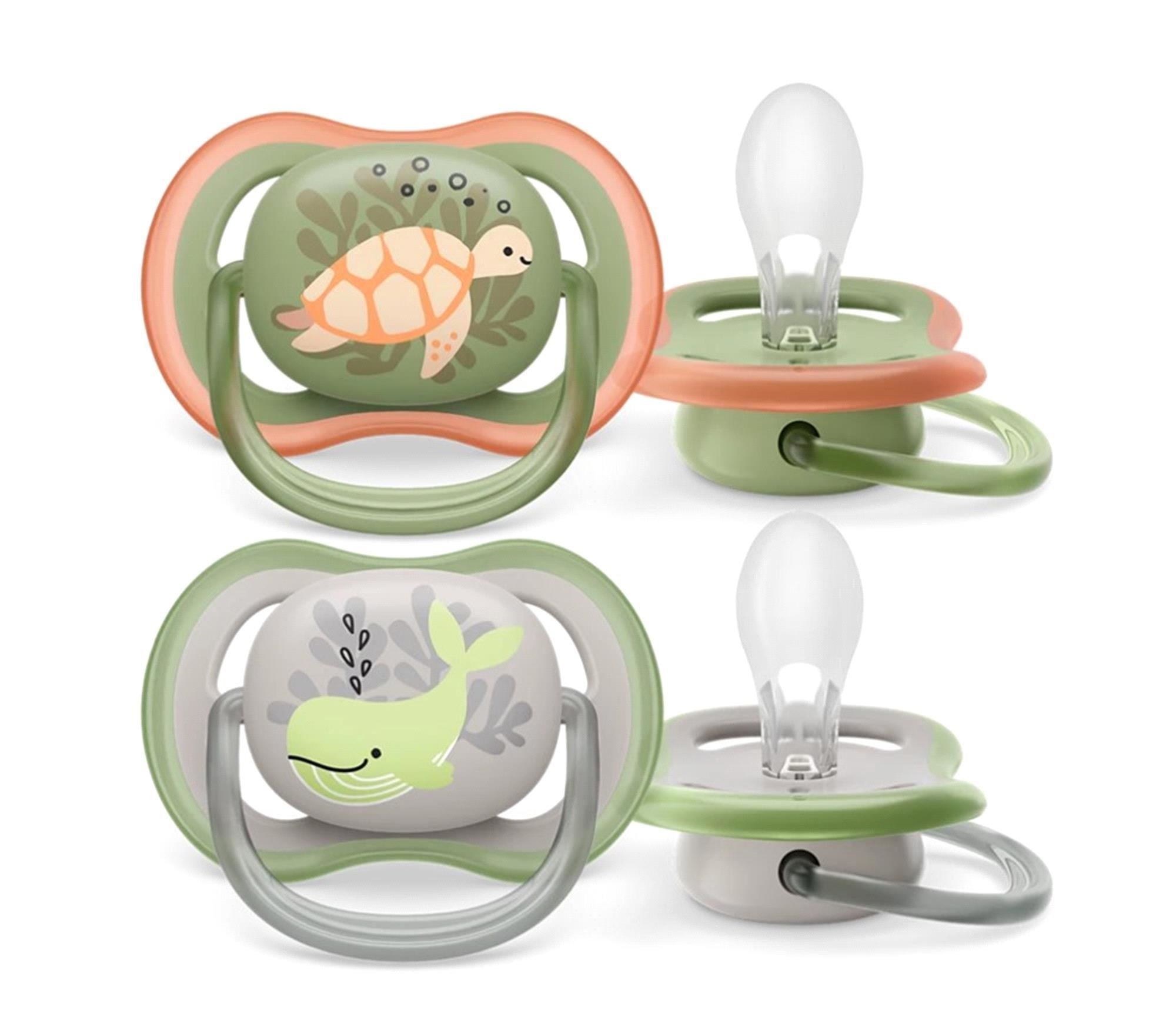 Philips Avent Ultra Air 2'li Emzik Erkek 6-18 Ay SCF085/60