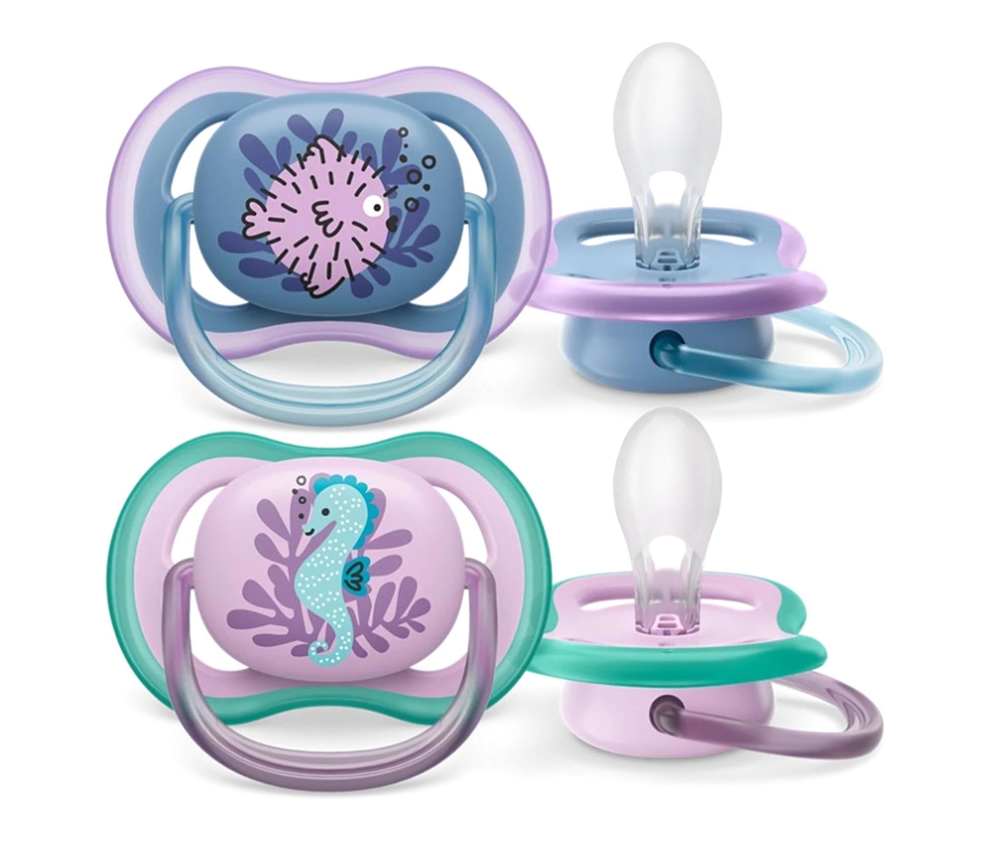Philips Avent Ultra Air 2'li Emzik Kız 6-18 Ay SCF085/61