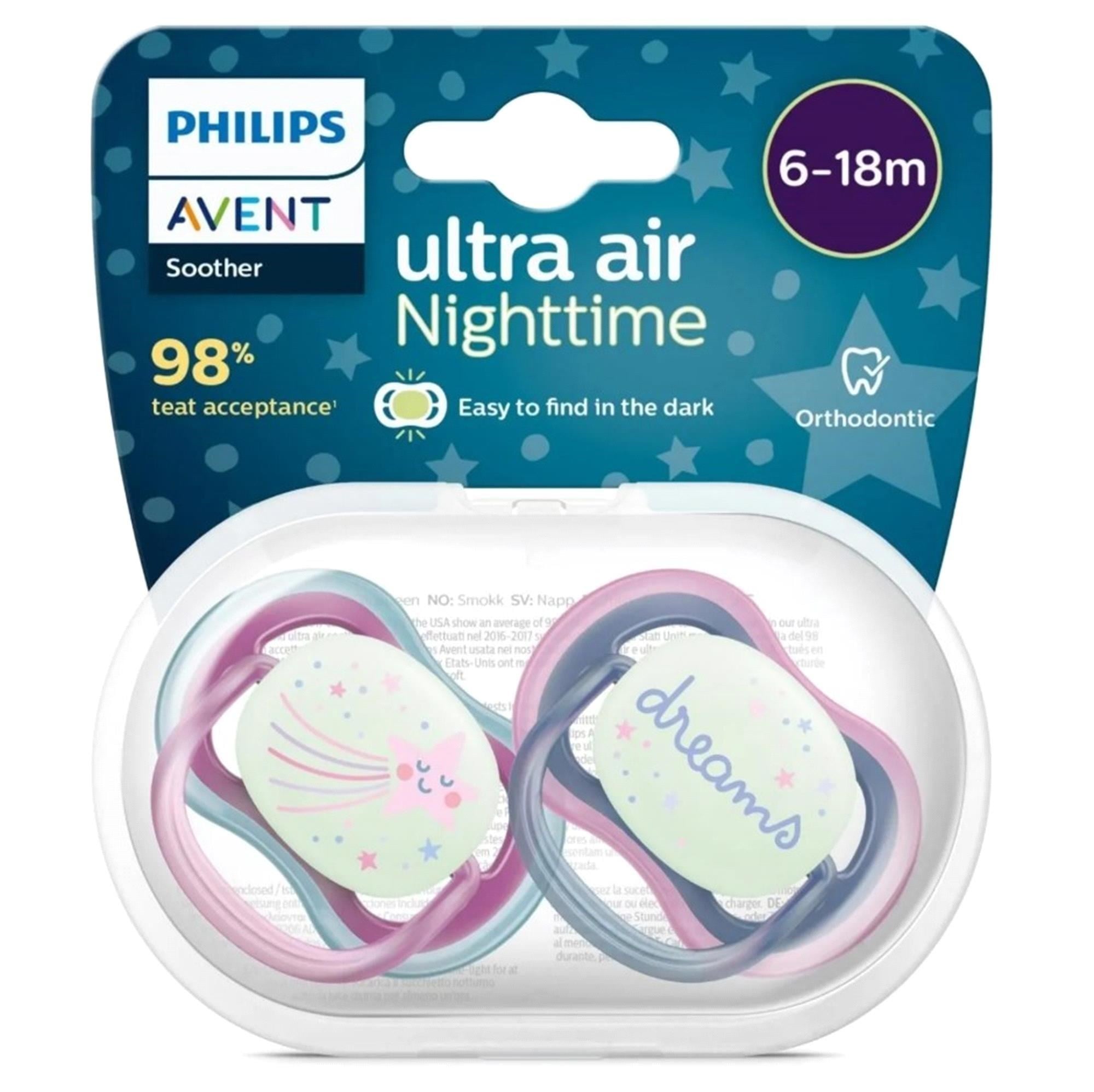 Philips Avent Ultra Air SCF376/14 Gece Emziği Kız 6-18 Ay