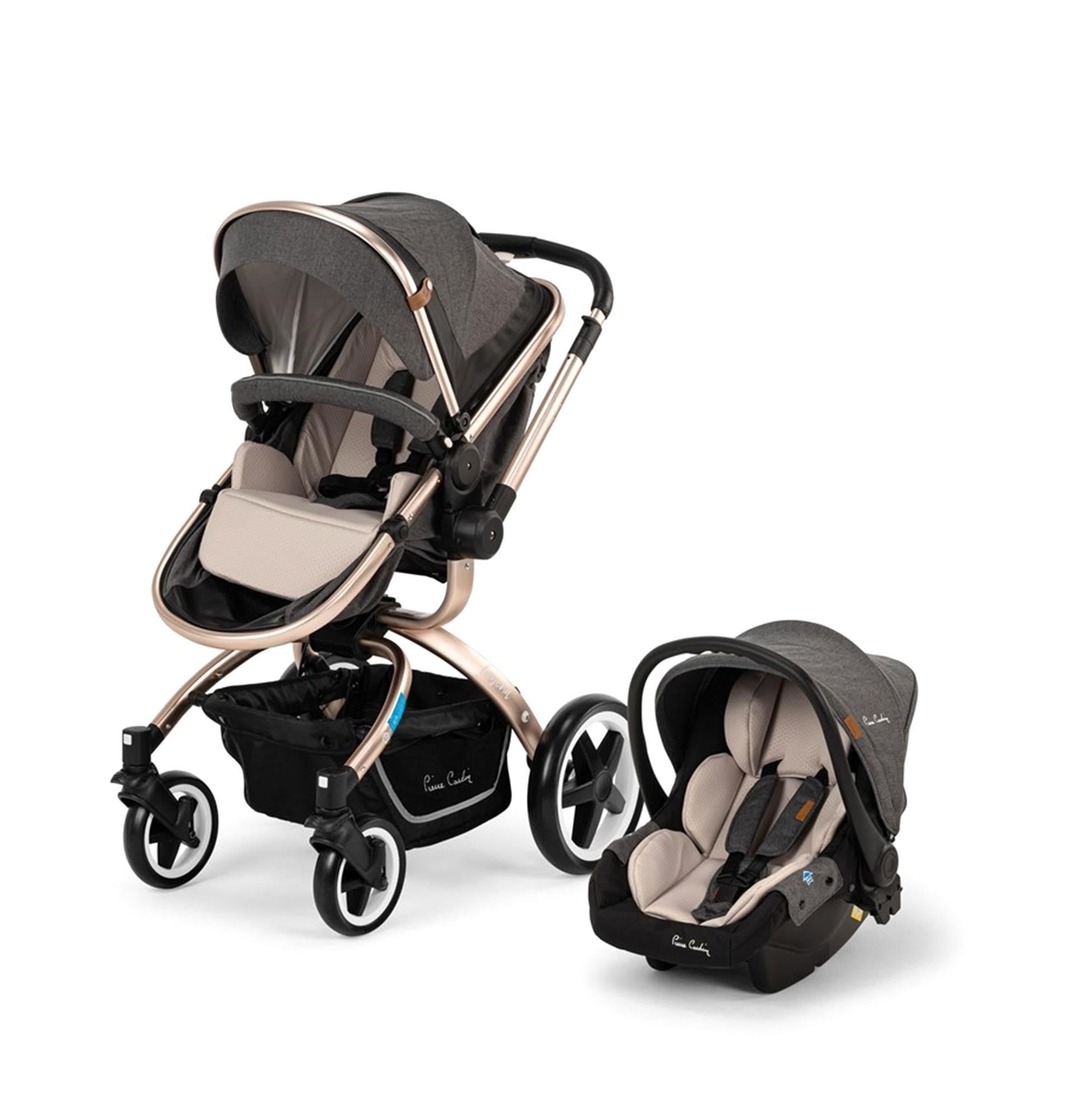 Pierre Cardin Legend Travel Sistem Bebek Arabası Füme