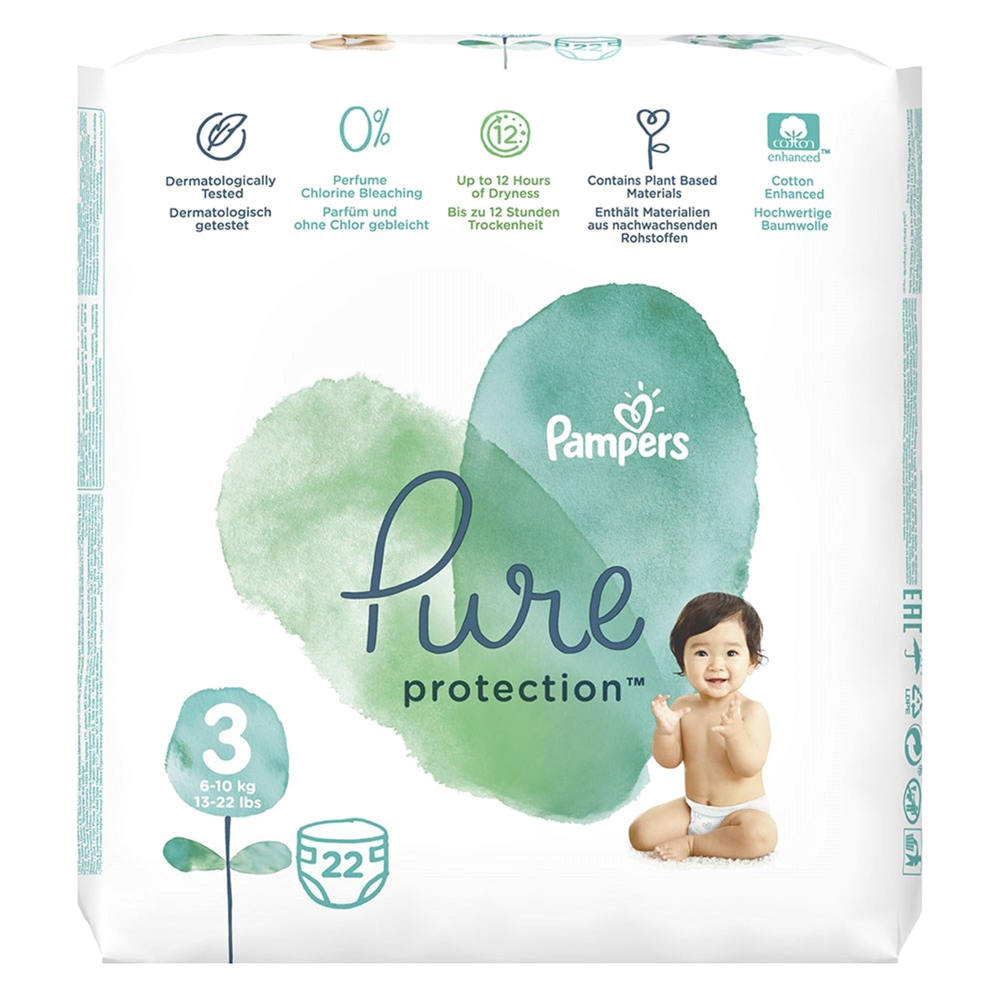 Prima Pampers Aqua Pure Bebek Bezi No 3 Midi 6-10 Kg 22 Adet