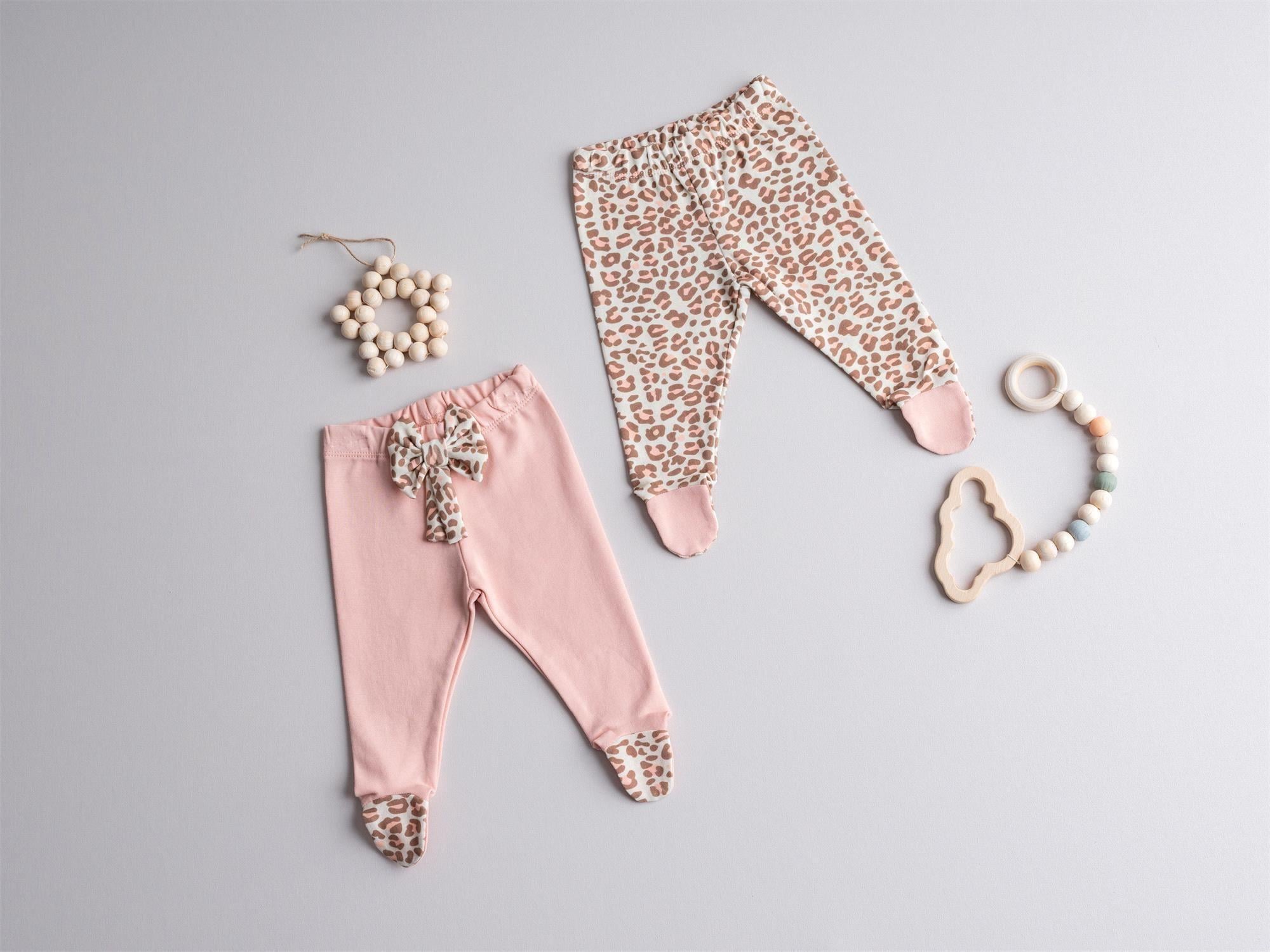 Tiffany Leoparlı Somon 2li Patikli TeK Alt 1007