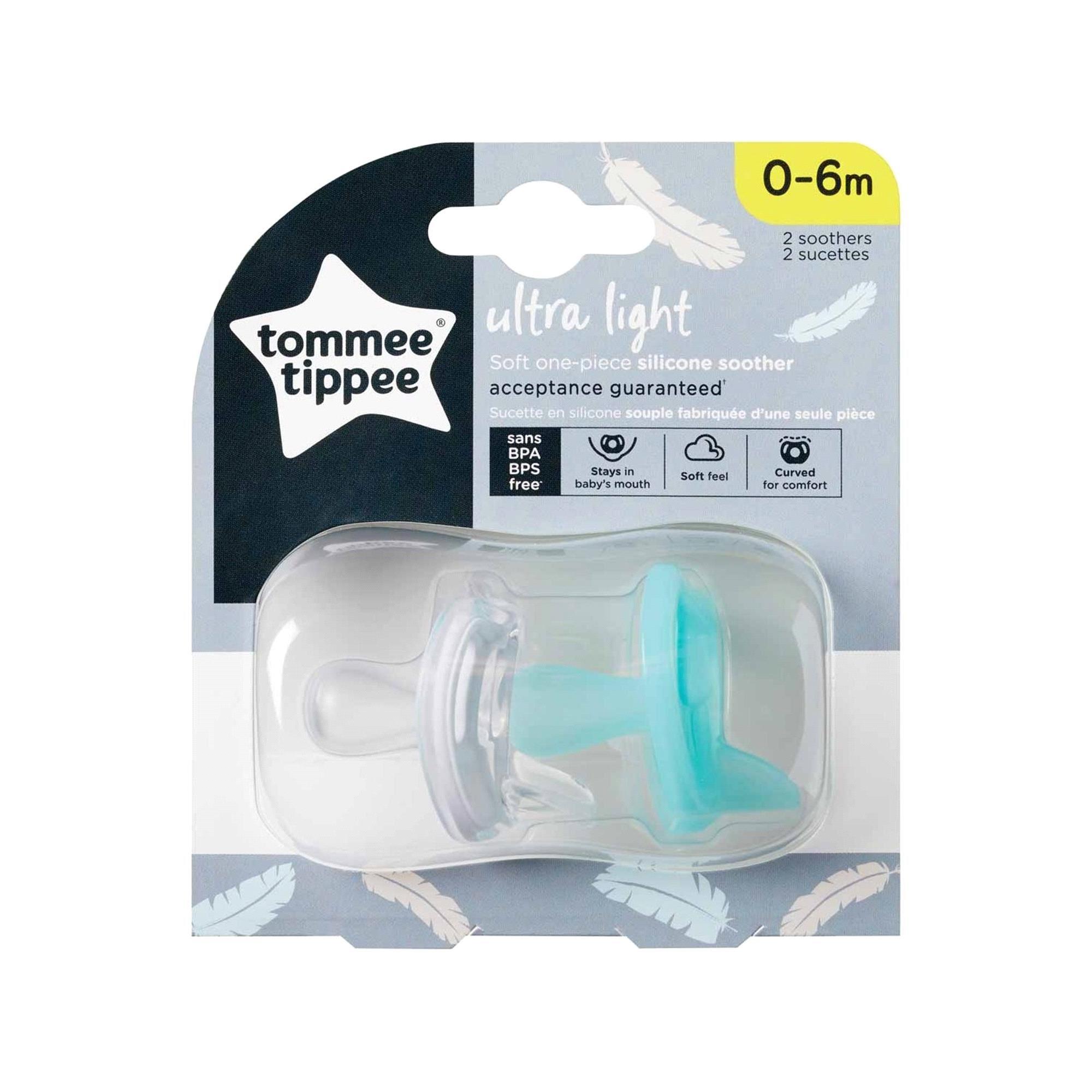 Tommee Tippee Ultra Hafif 2'li Emzik 0-6 Ay Beyaz-Yeşil