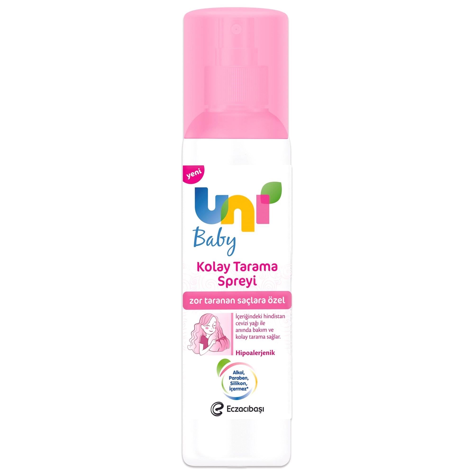 Uni Baby Kolay Saç Tarama Spreyi 200 ML