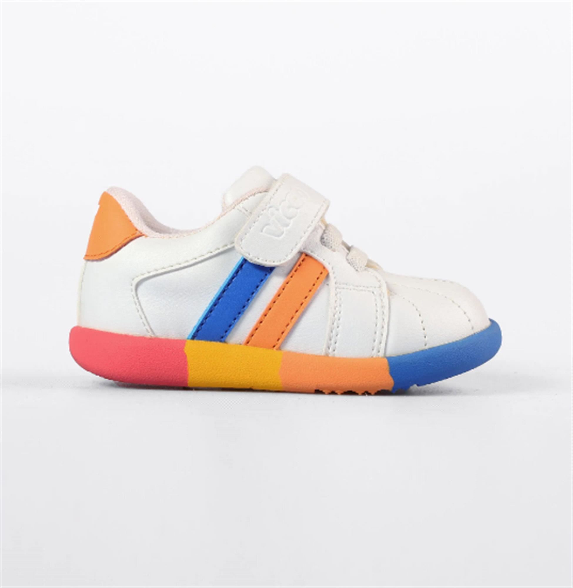 Vicco Heika Erkek Bebek İlk Adım Ayakkabı Beyaz 950.E24K.453