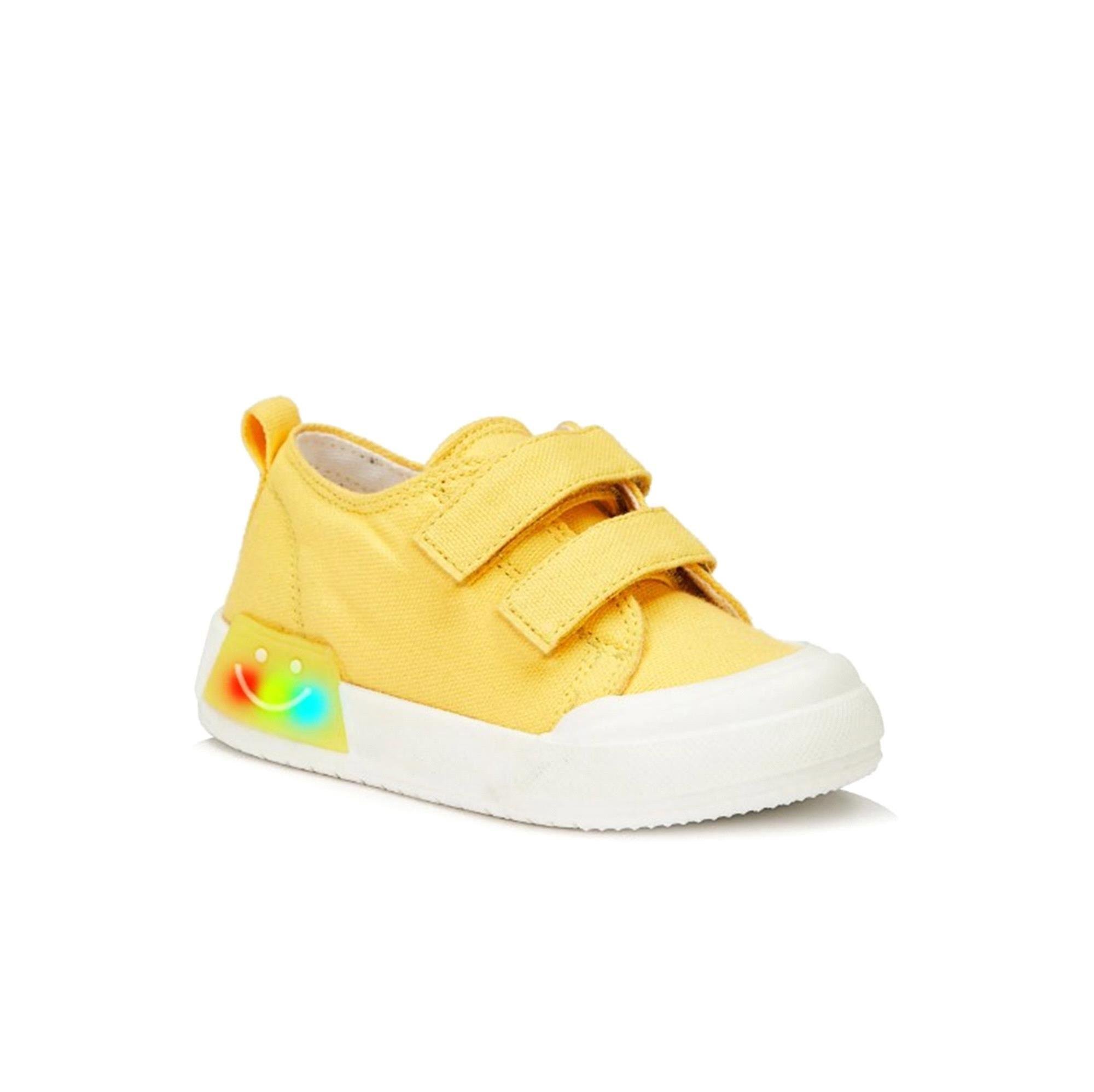 Vicco Luffy Unisex Bebe Işıklı Keten Ayakkabı Sarı 925.B22Y.251