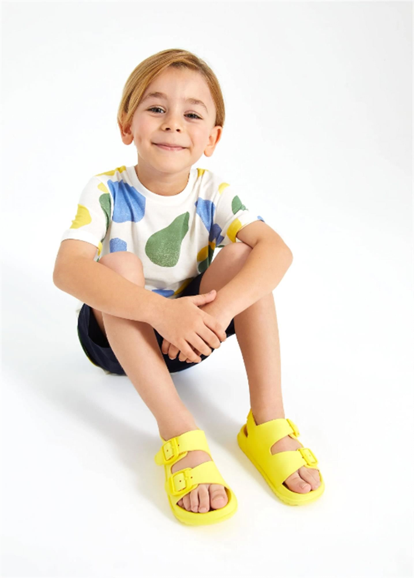 Vicco Miyu Unisex Bebe Sandalet Sarı 321.B23Y.253