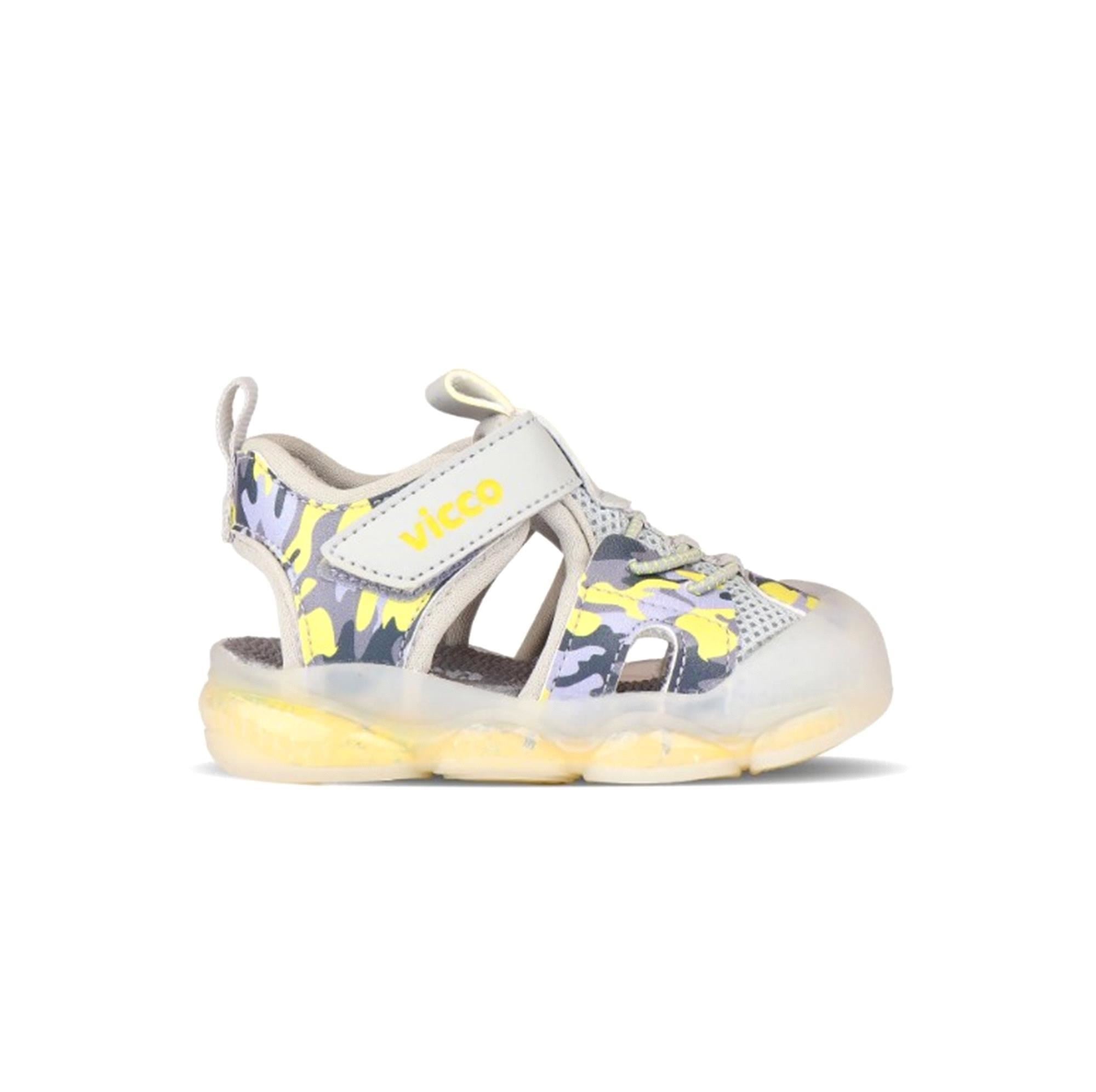 Vicco Monravia Bebek Işıklı Sandalet Gri 321.B24Y.211