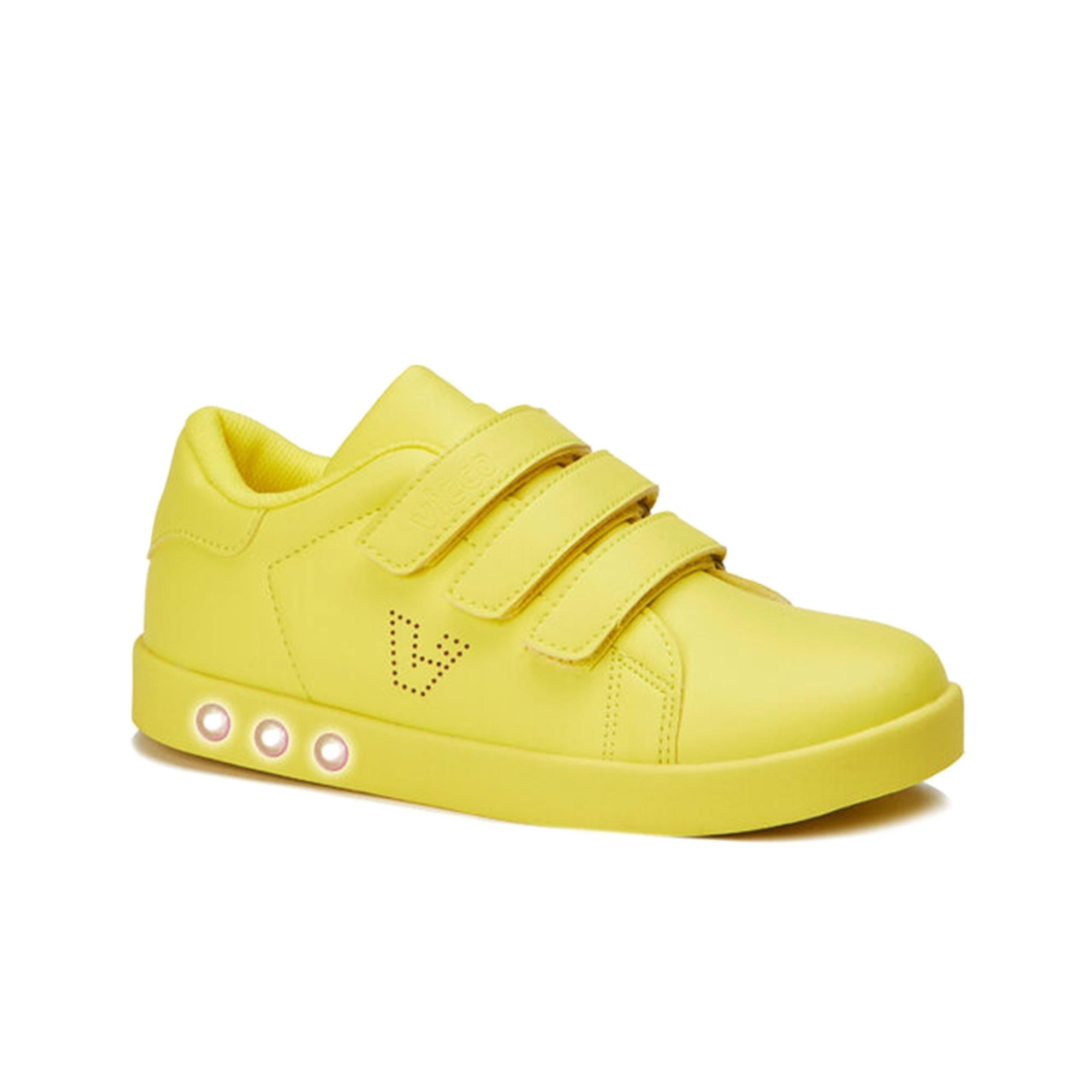 Vicco Oyo Unisex Çocuk Işıklı Spor Ayakkabı Sarı 313.F19K.100