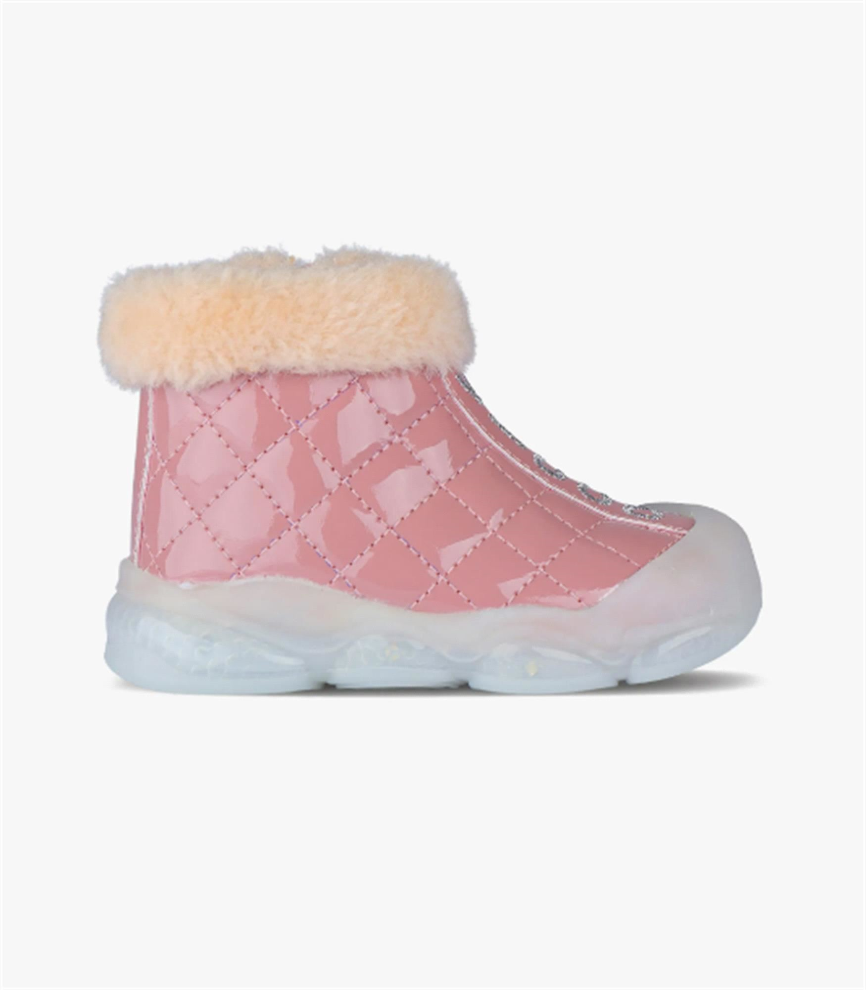 Vicco Poppy II Kız Bebe Işıklı Bot Pudra 946.B24K.422