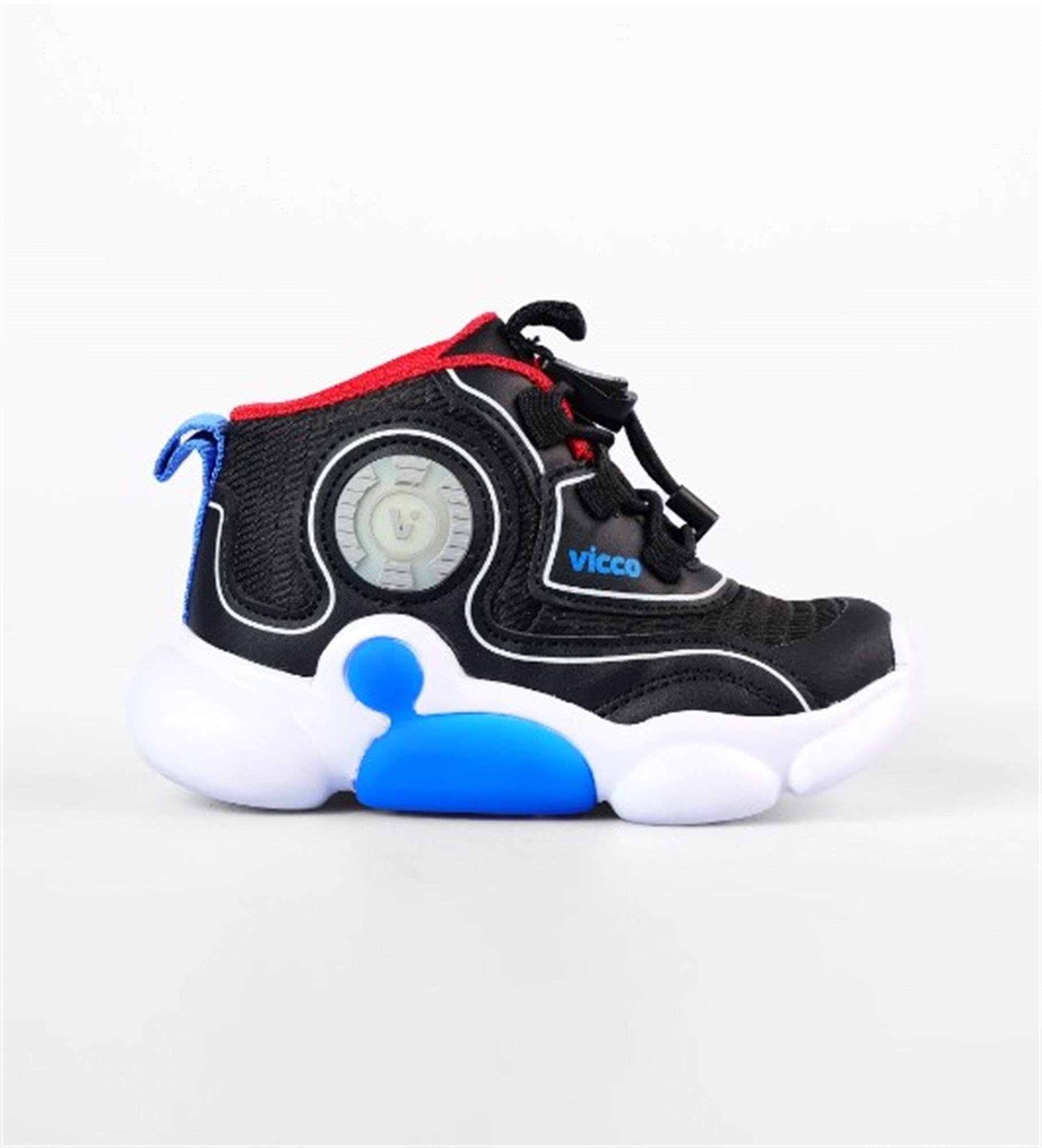 Vicco Vento Erkek Bebek Işıklı Bot Siyah 946.B24K.434